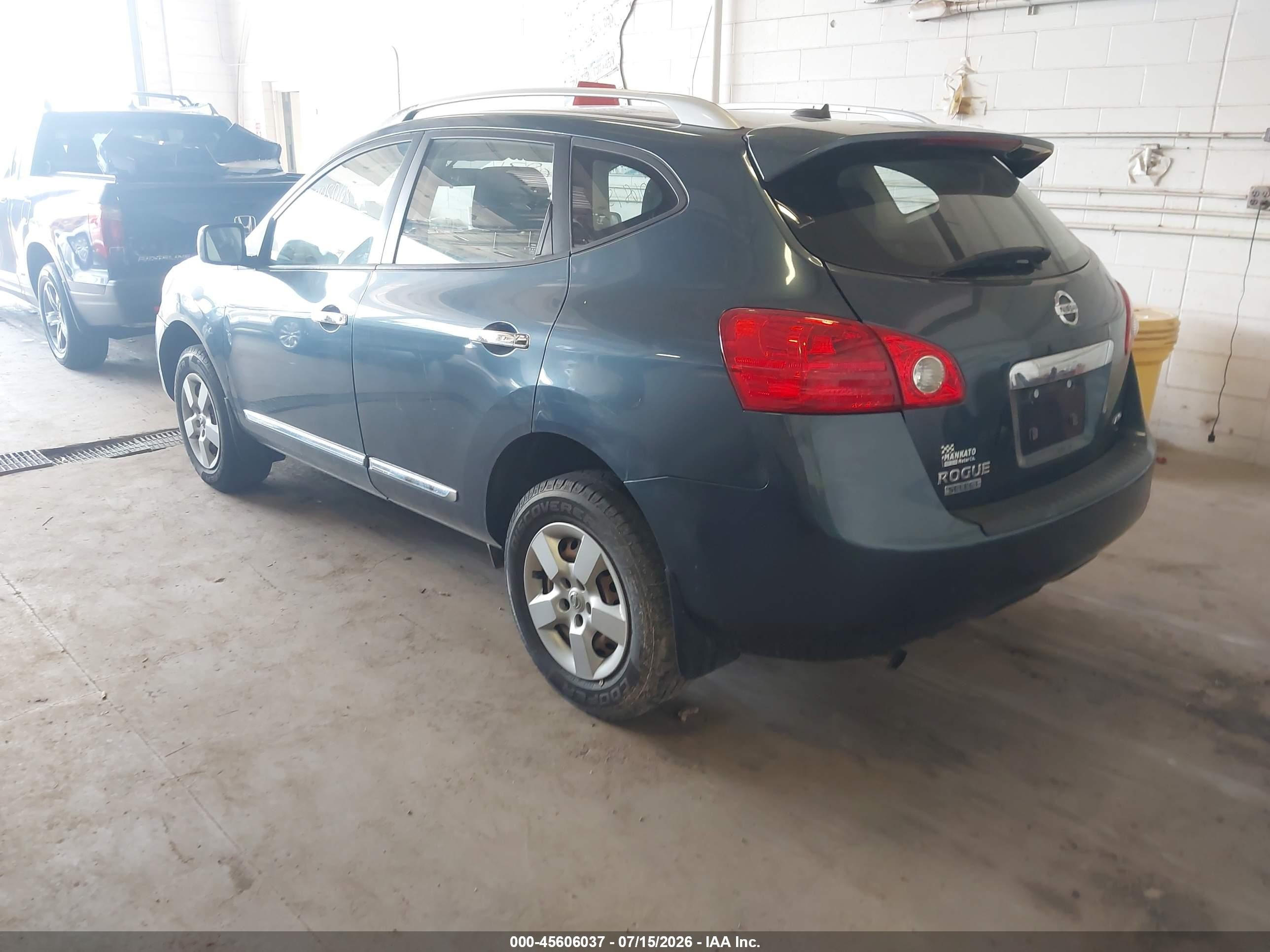 2014 Nissan Rogue Select S Gray vin: JN8AS5MV3EW203670