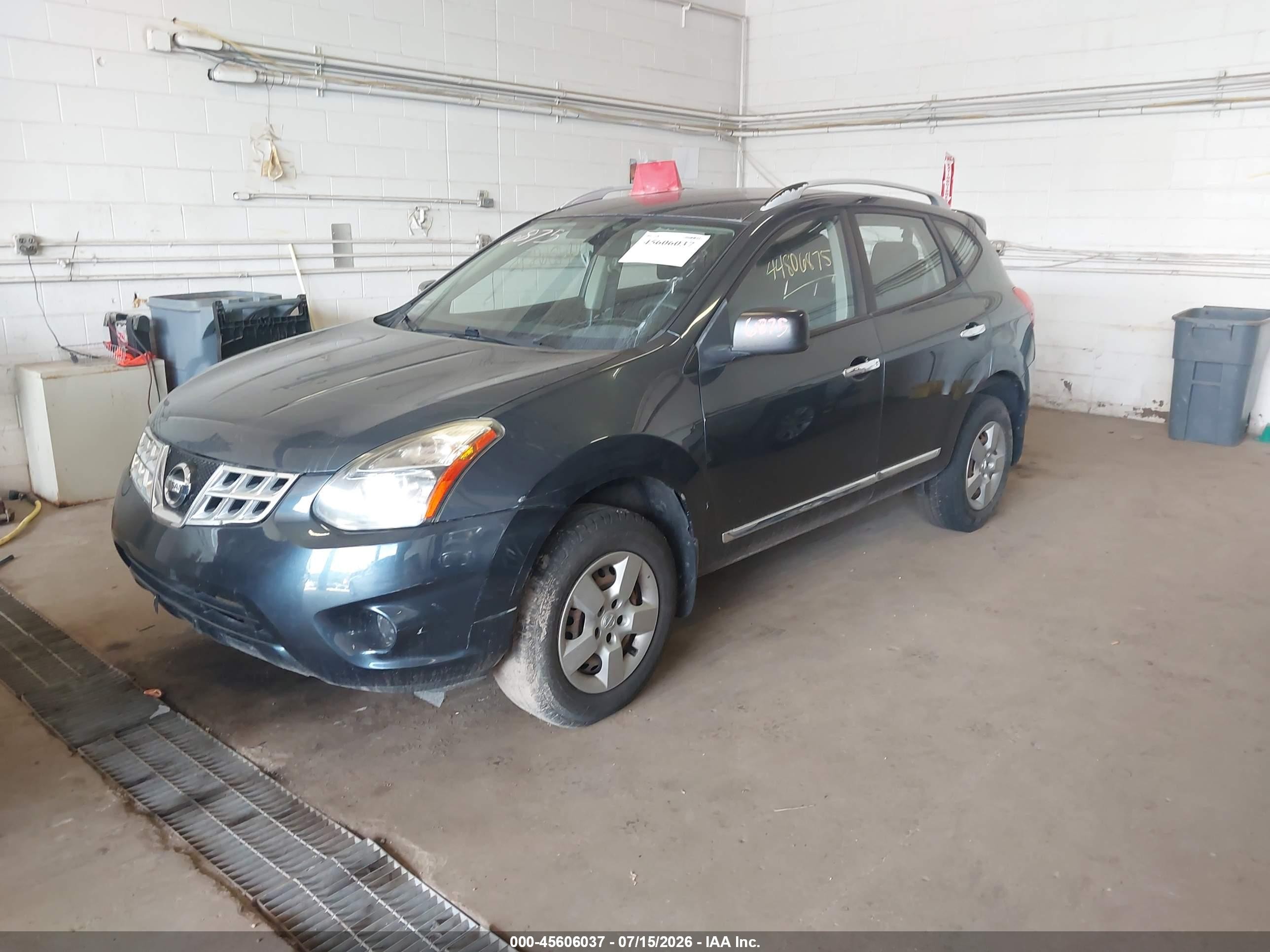 2014 Nissan Rogue Select S Gray vin: JN8AS5MV3EW203670