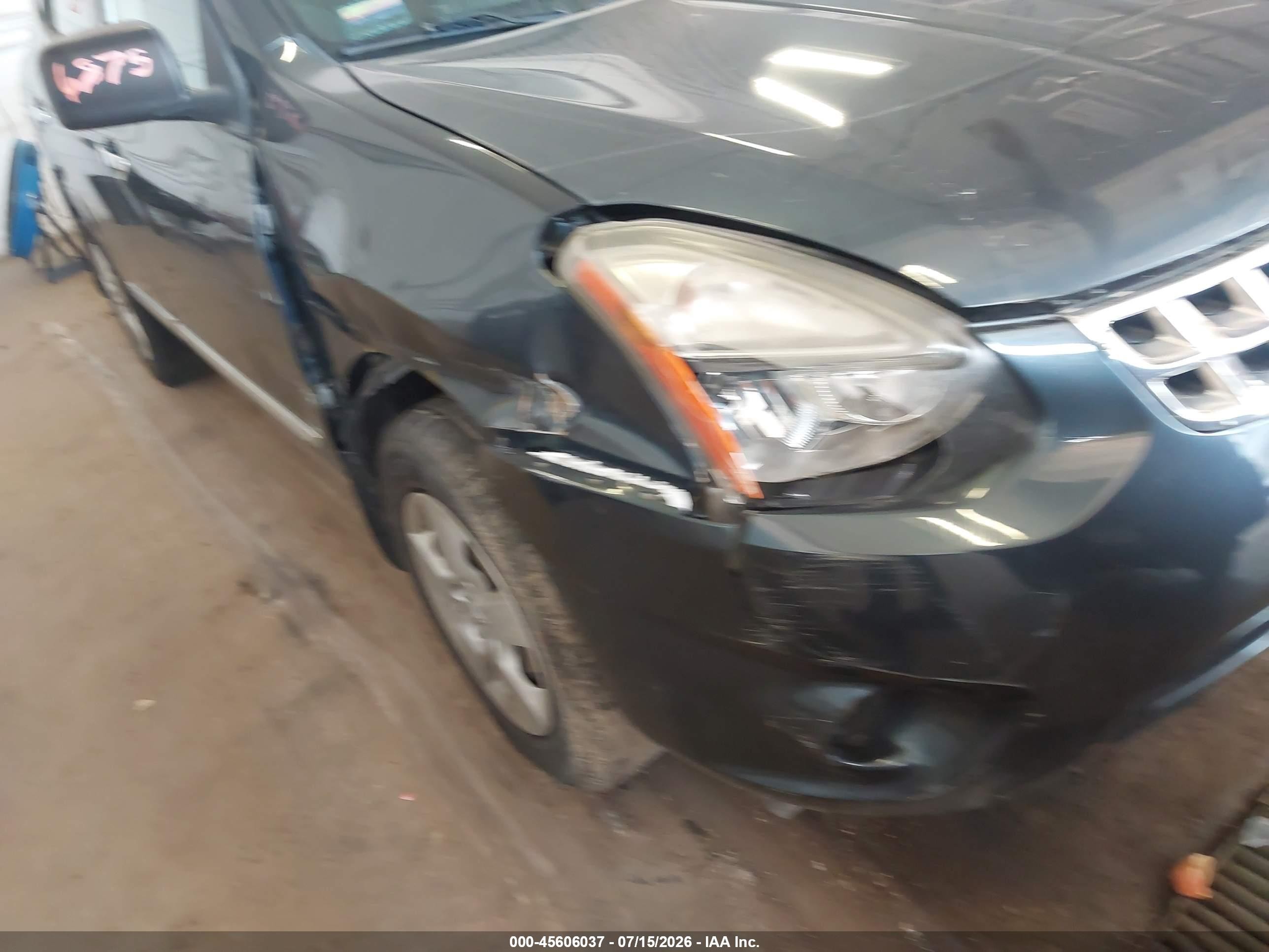 2014 Nissan Rogue Select S Gray vin: JN8AS5MV3EW203670