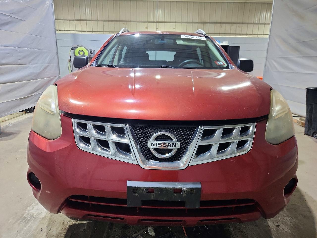 2014 Nissan Rogue Select S Red vin: JN8AS5MV3EW701304