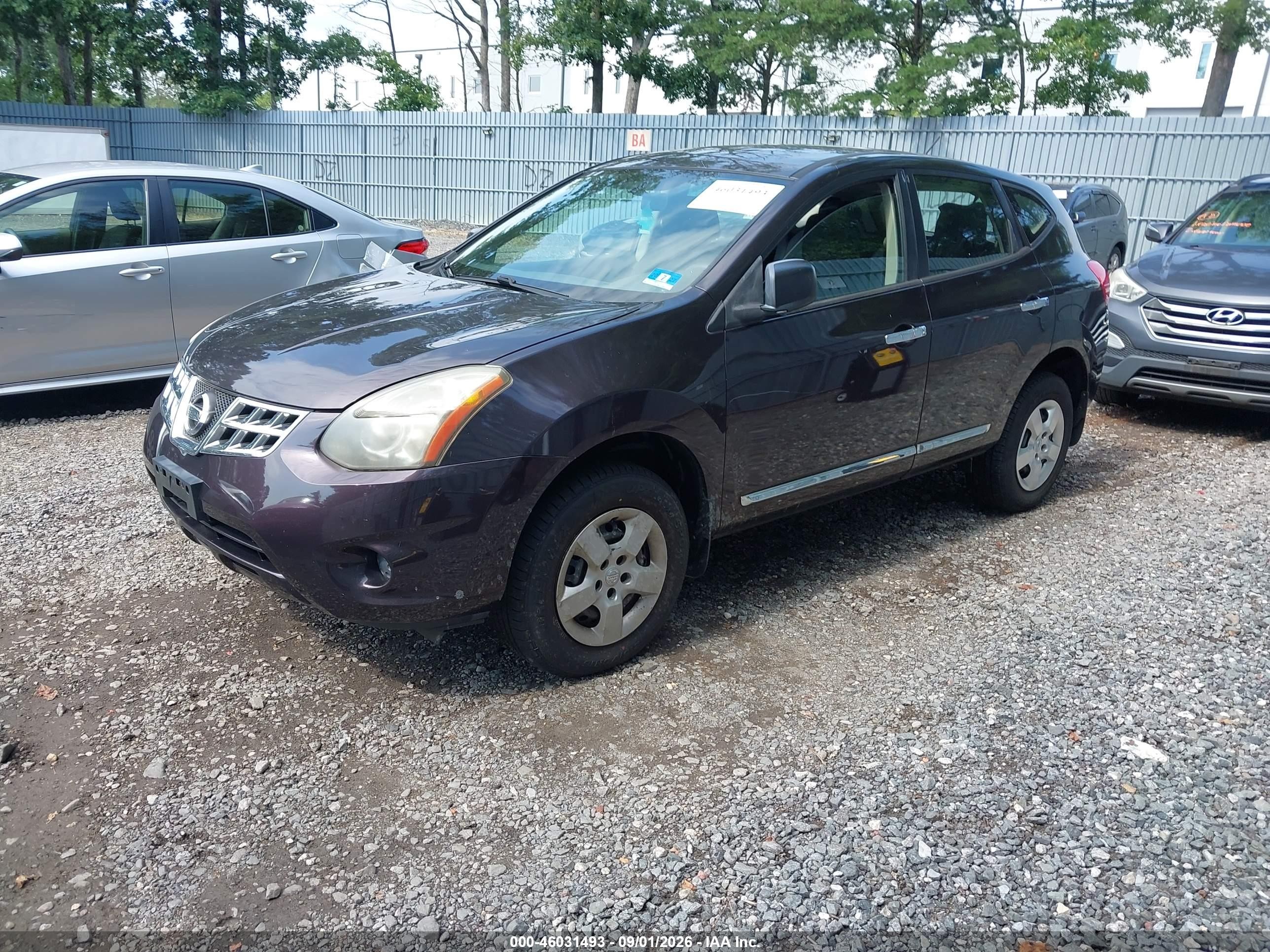 2014 Nissan Rogue Select S Purple vin: JN8AS5MV3EW704588