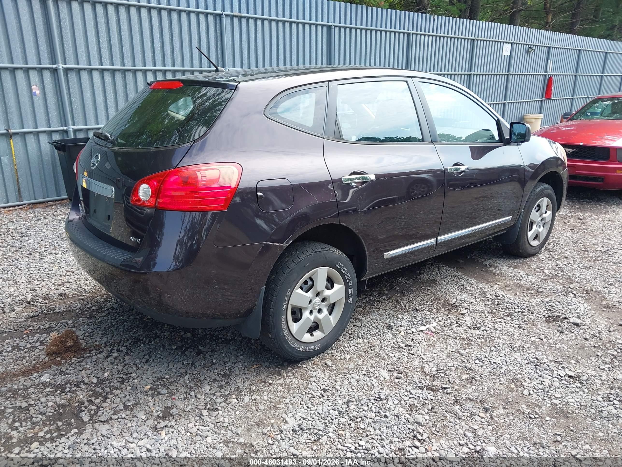 2014 Nissan Rogue Select S Purple vin: JN8AS5MV3EW704588