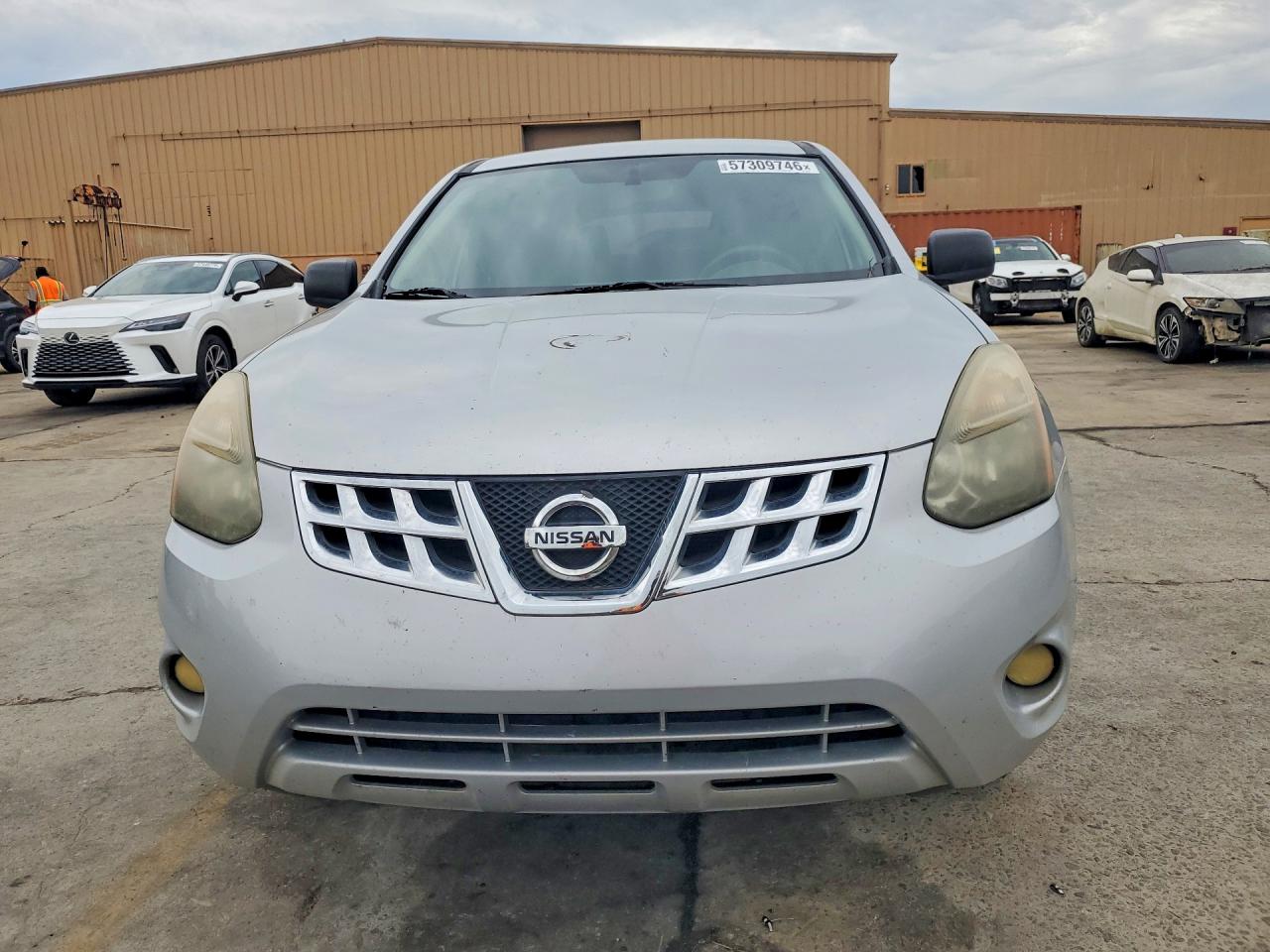 2014 Nissan Rogue Select S Silver vin: JN8AS5MV3EW710780