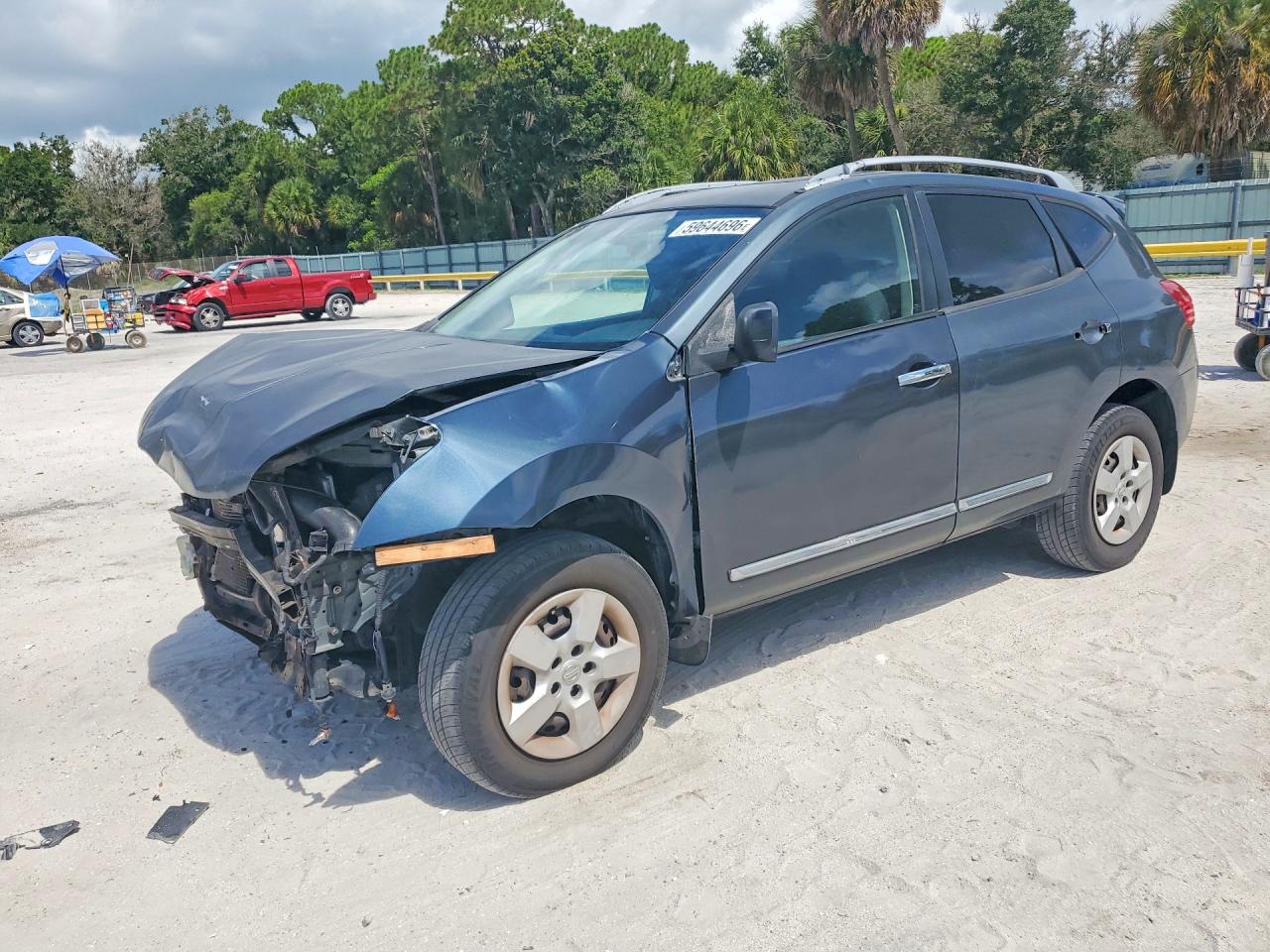 2014 Nissan Rogue Select S Blue vin: JN8AS5MV3EW715364