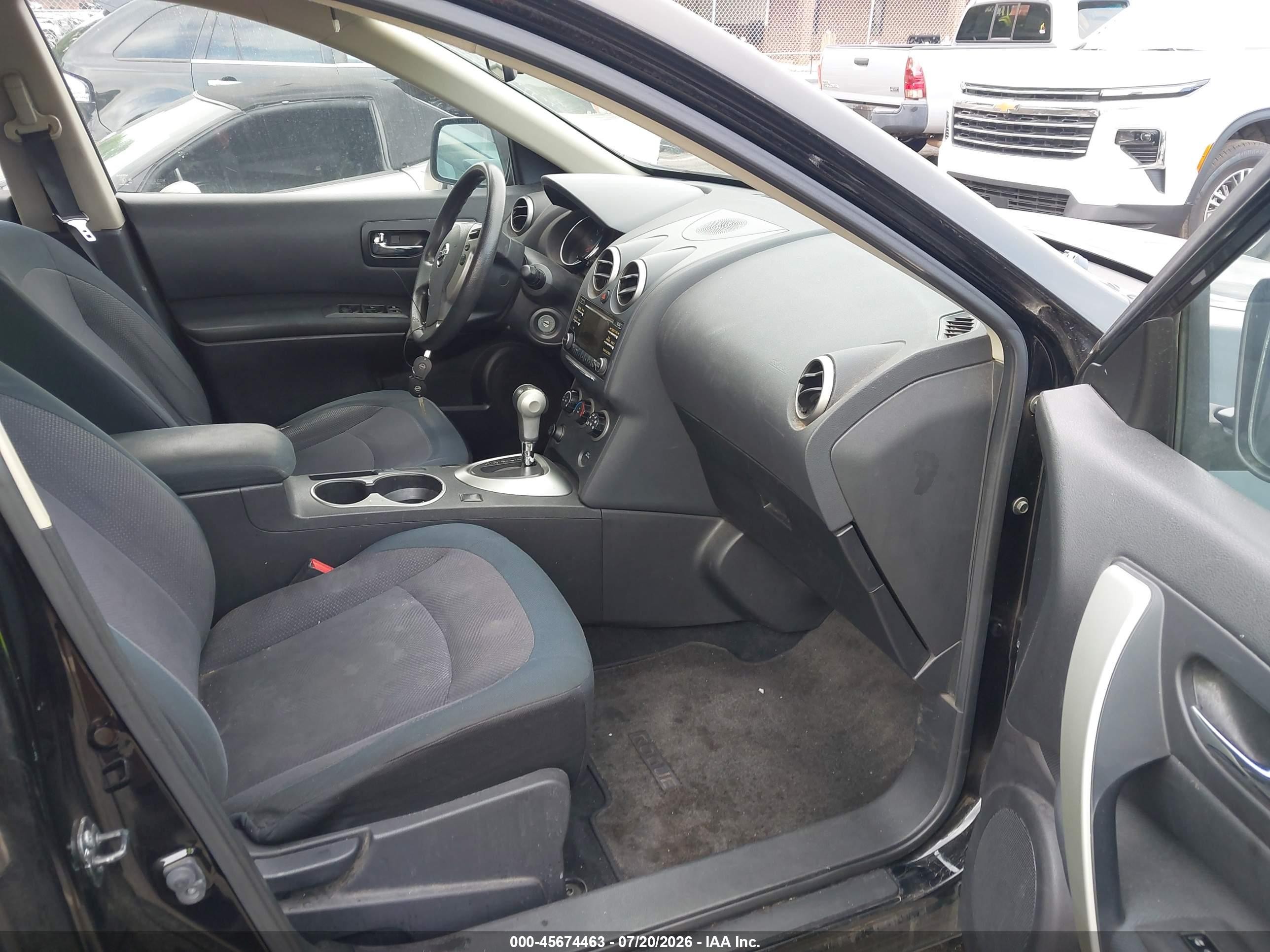 2014 Nissan Rogue Select S Black vin: JN8AS5MV3EW720483