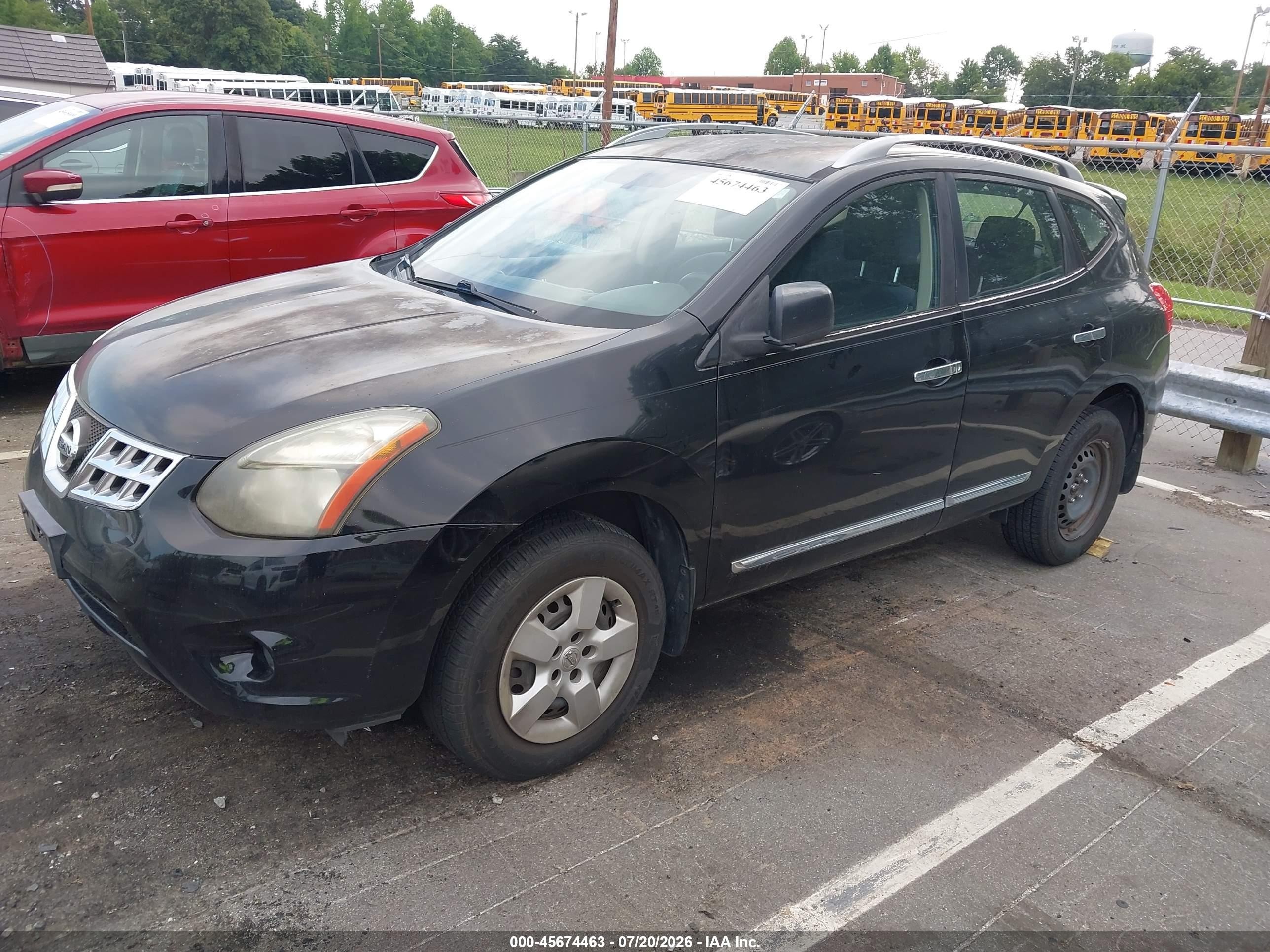 2014 Nissan Rogue Select S Black vin: JN8AS5MV3EW720483
