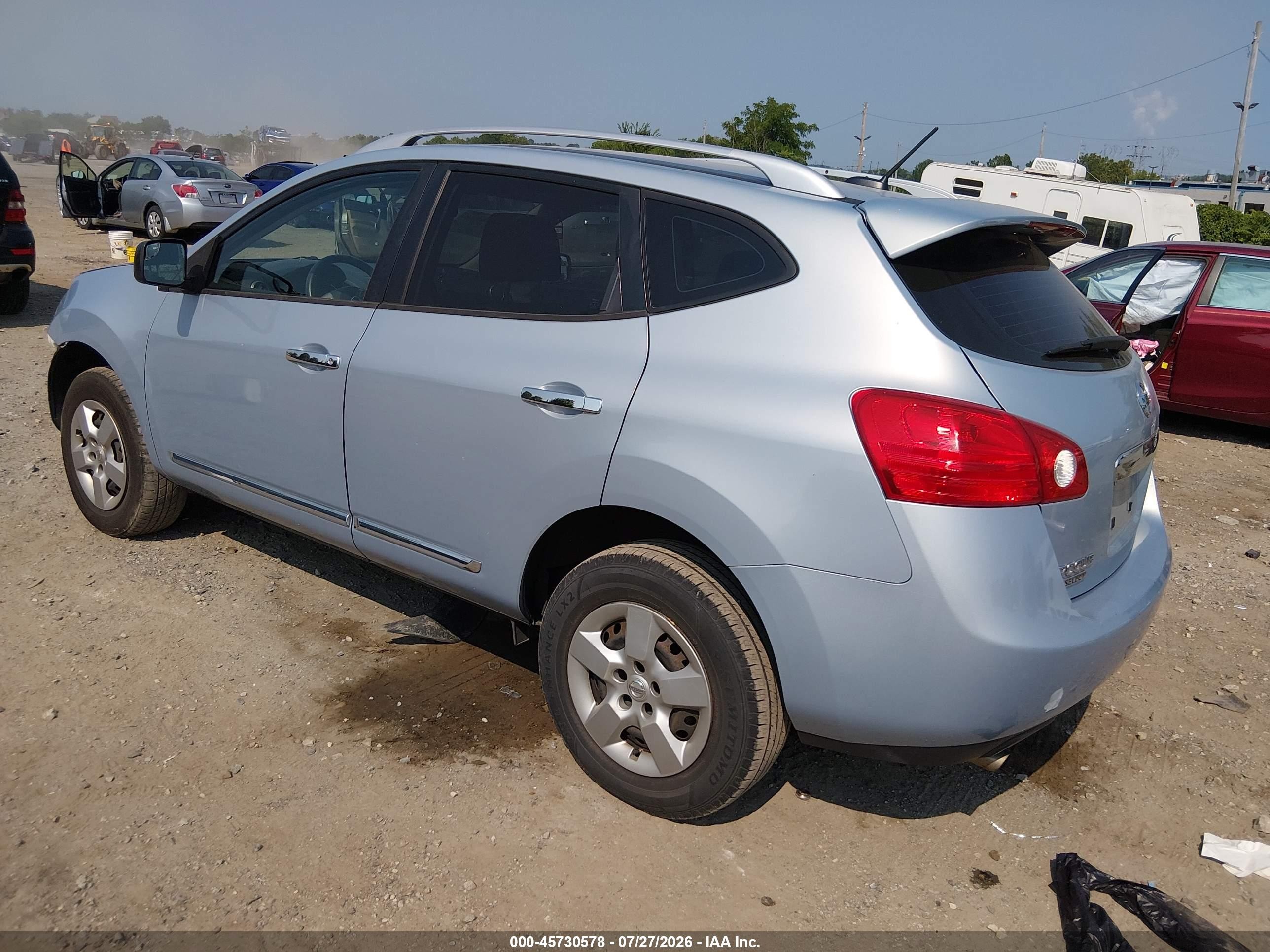 2015 Nissan Rogue Select S Blue vin: JN8AS5MV3FW255432