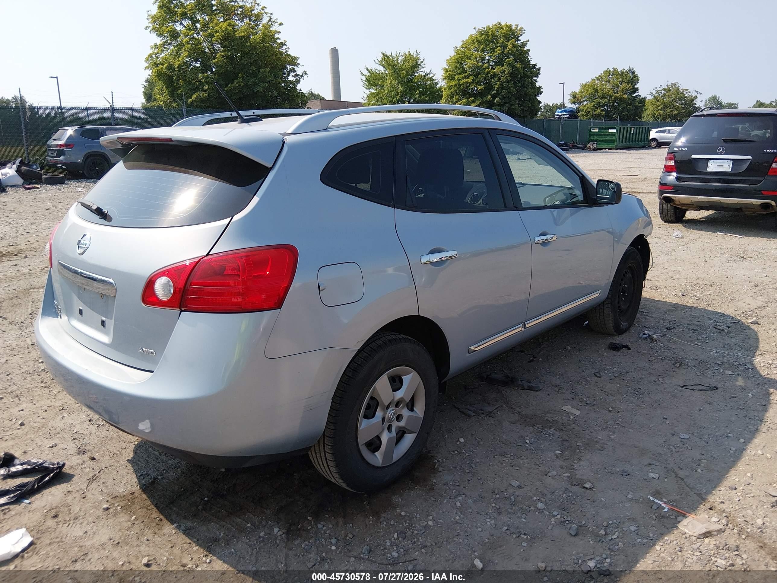 2015 Nissan Rogue Select S Blue vin: JN8AS5MV3FW255432