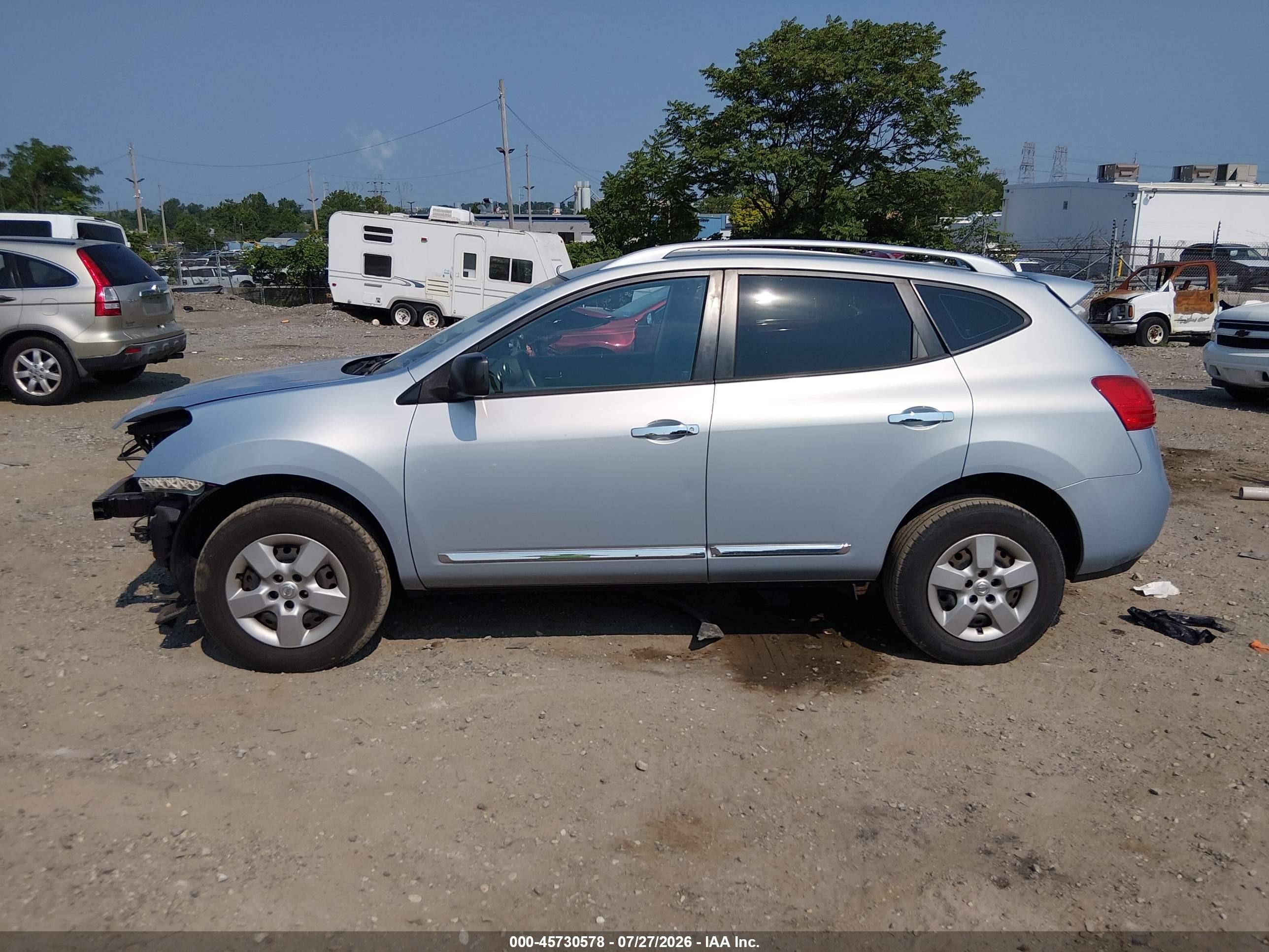 2015 Nissan Rogue Select S Blue vin: JN8AS5MV3FW255432