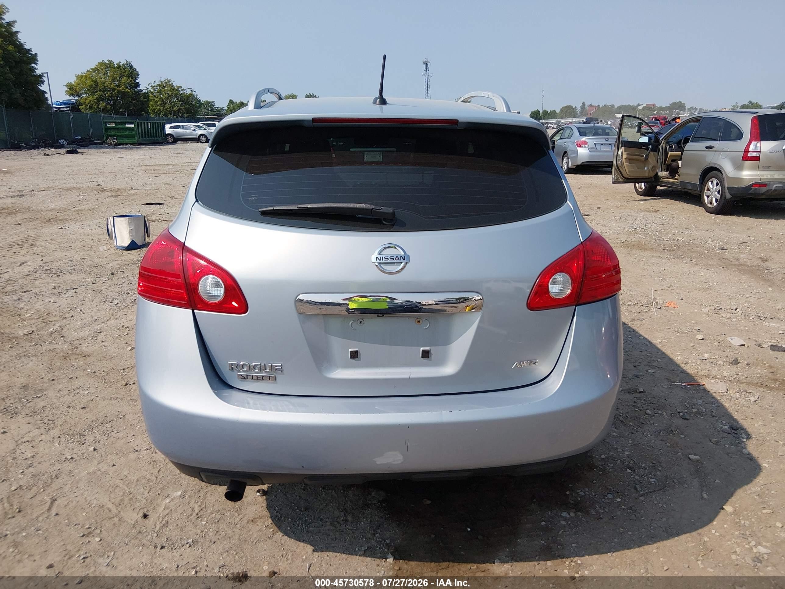 2015 Nissan Rogue Select S Blue vin: JN8AS5MV3FW255432