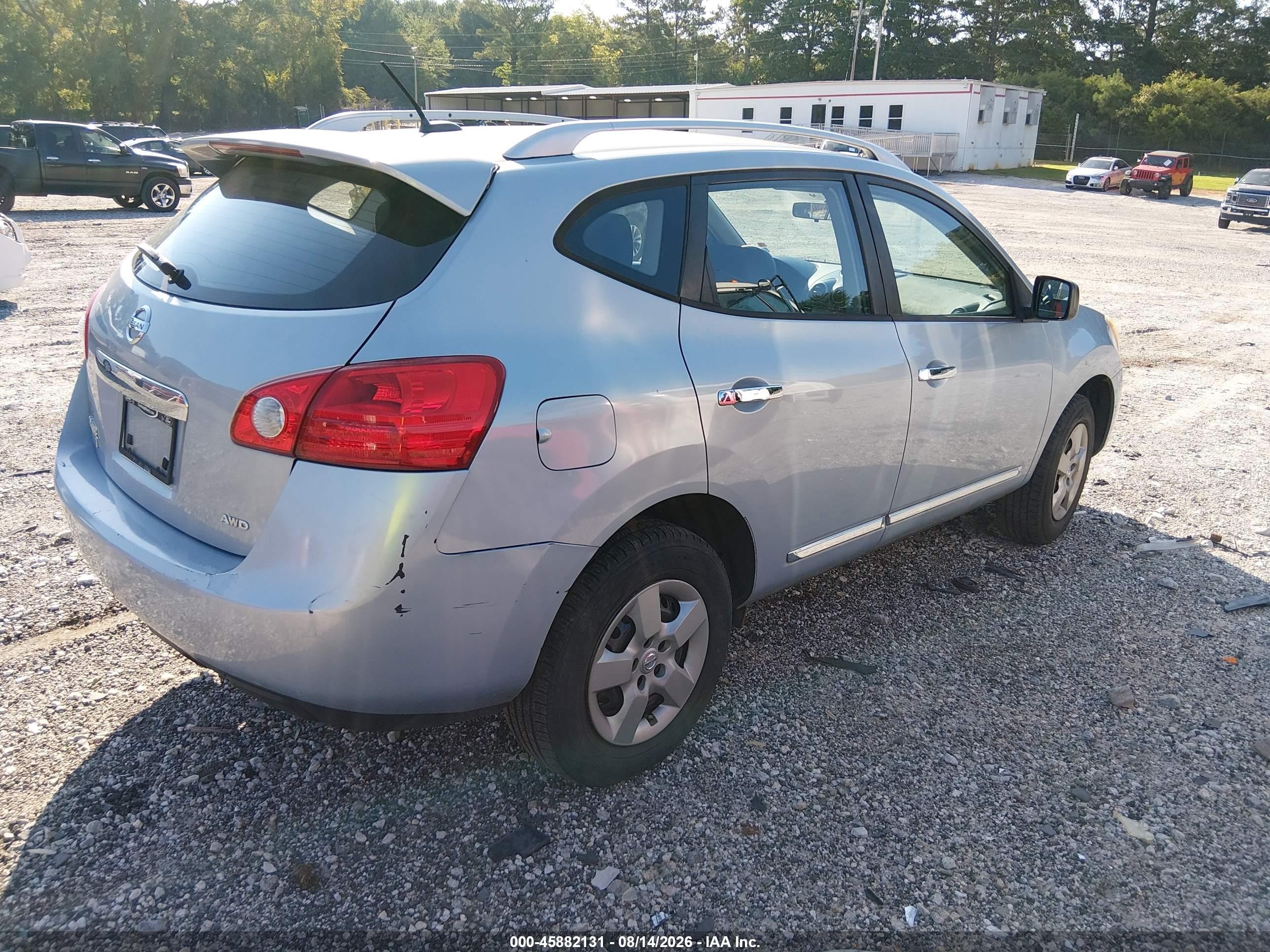 2015 Nissan Rogue Select S Синий vin: JN8AS5MV3FW255642