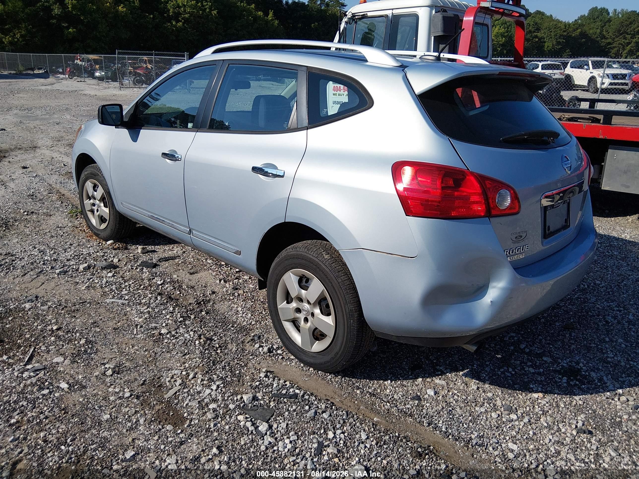 2015 Nissan Rogue Select S Синий vin: JN8AS5MV3FW255642