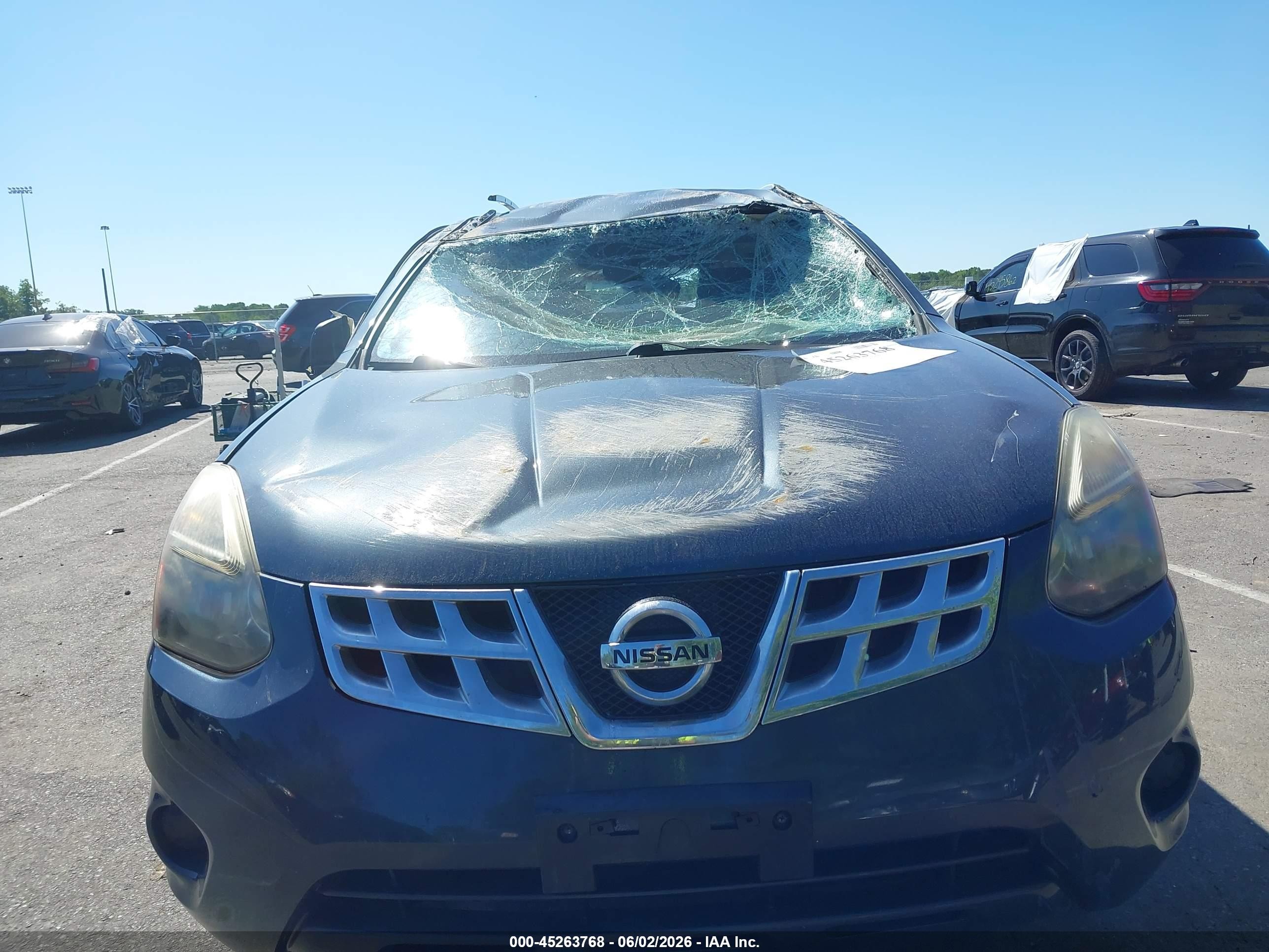 2015 Nissan Rogue Select S Gray vin: JN8AS5MV3FW751976