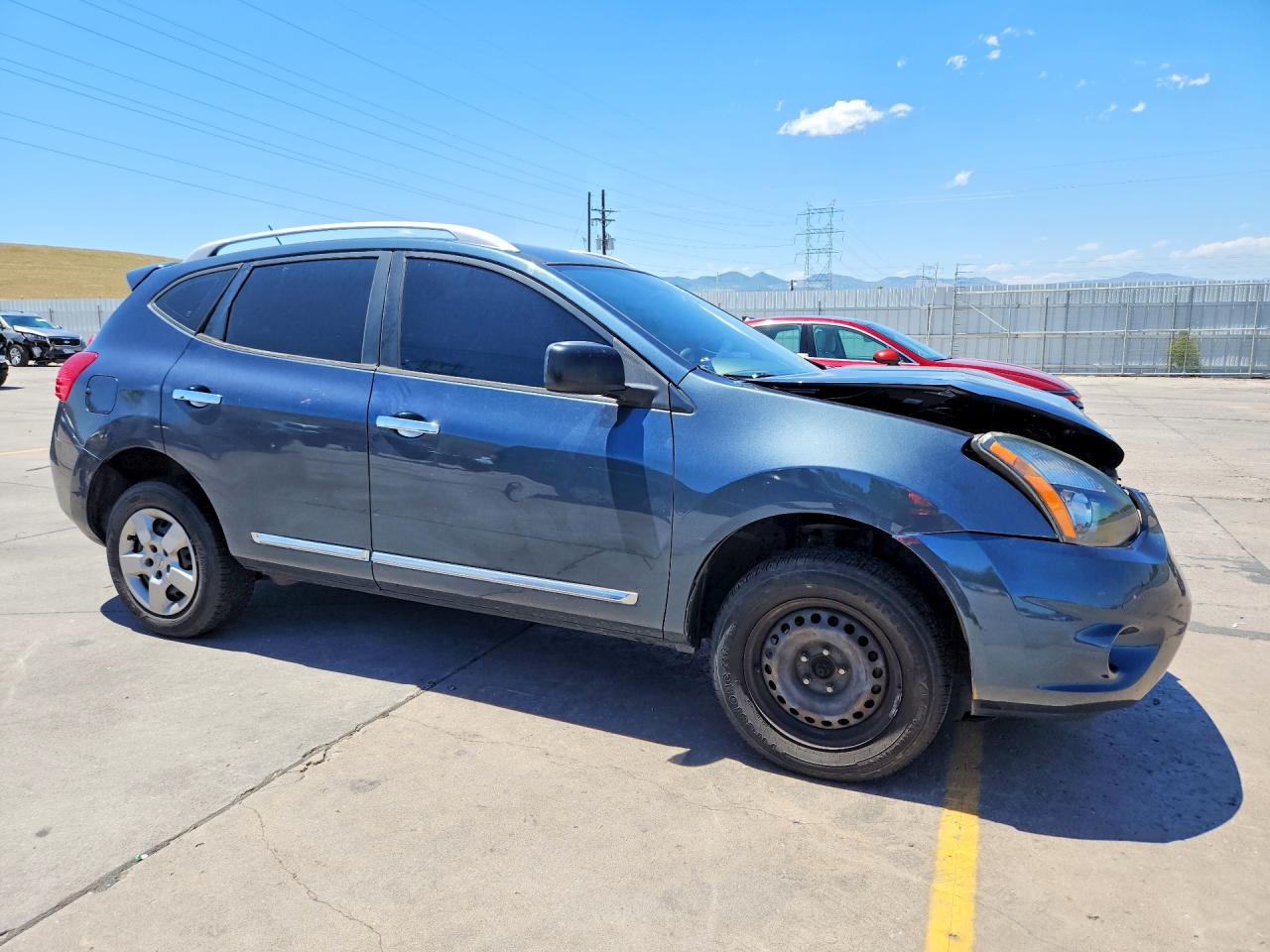 2015 Nissan Rogue Select S Gray vin: JN8AS5MV3FW752755