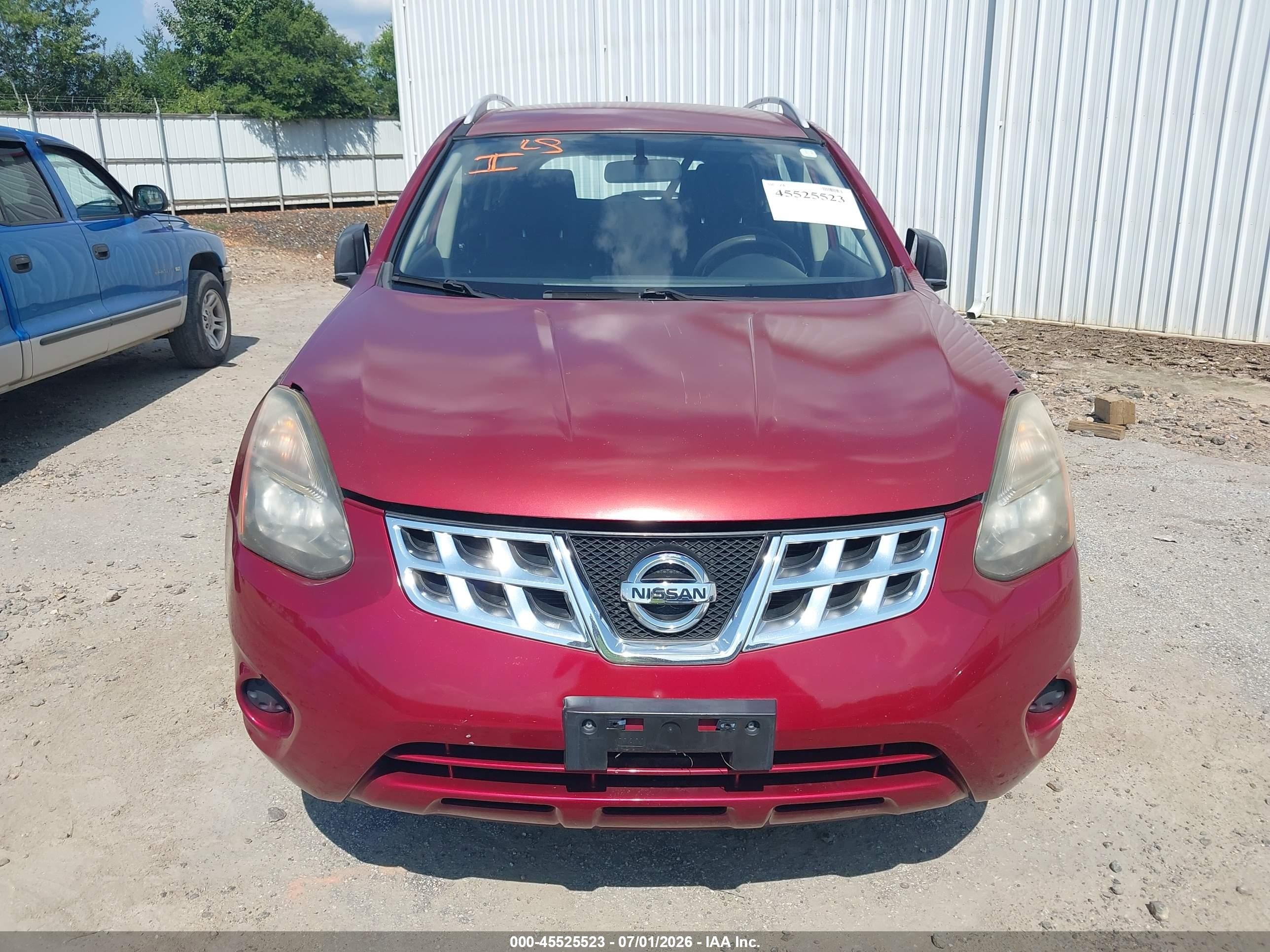 2015 Nissan Rogue Select S Maroon vin: JN8AS5MV3FW755896
