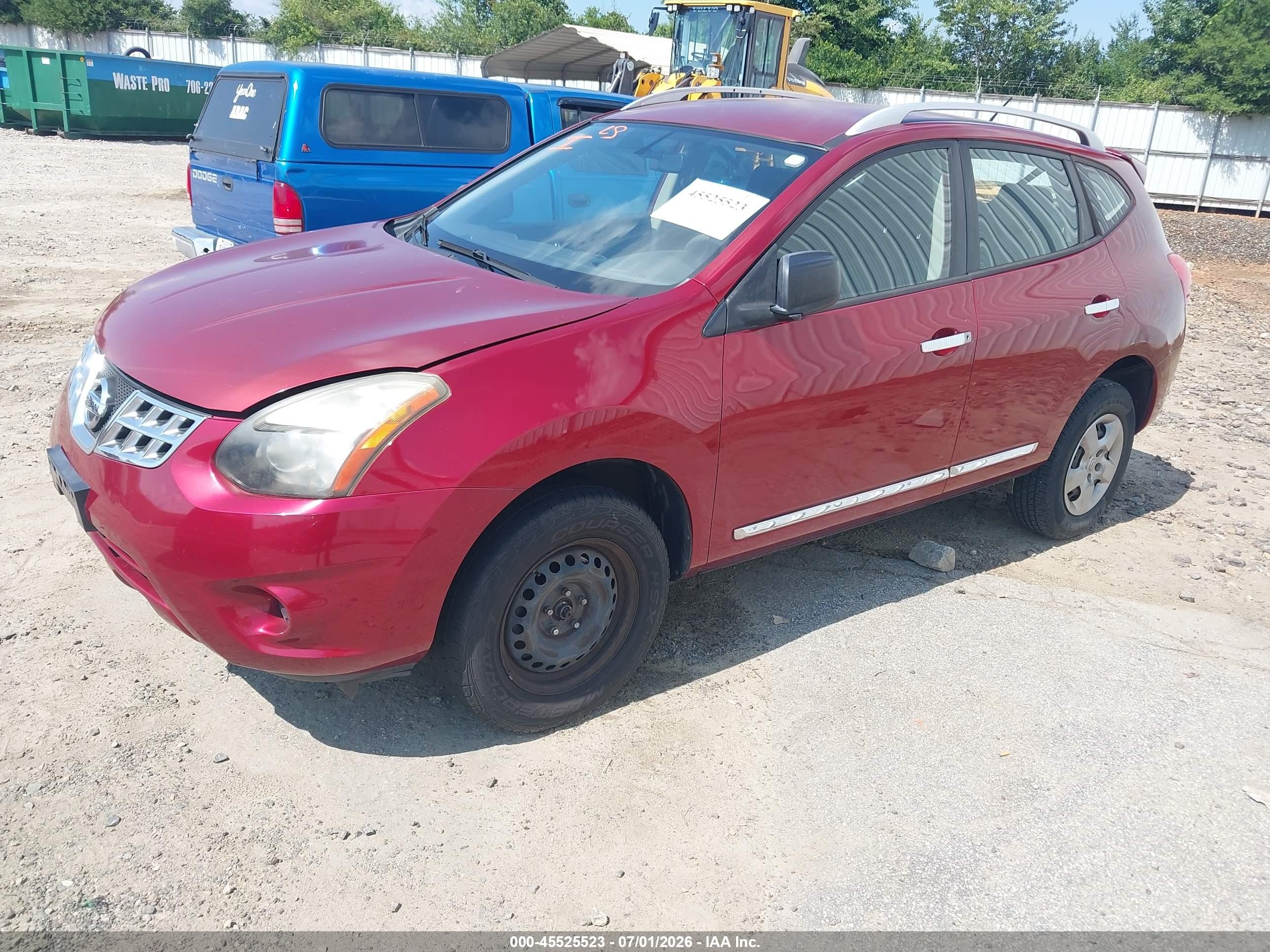 2015 Nissan Rogue Select S Maroon vin: JN8AS5MV3FW755896