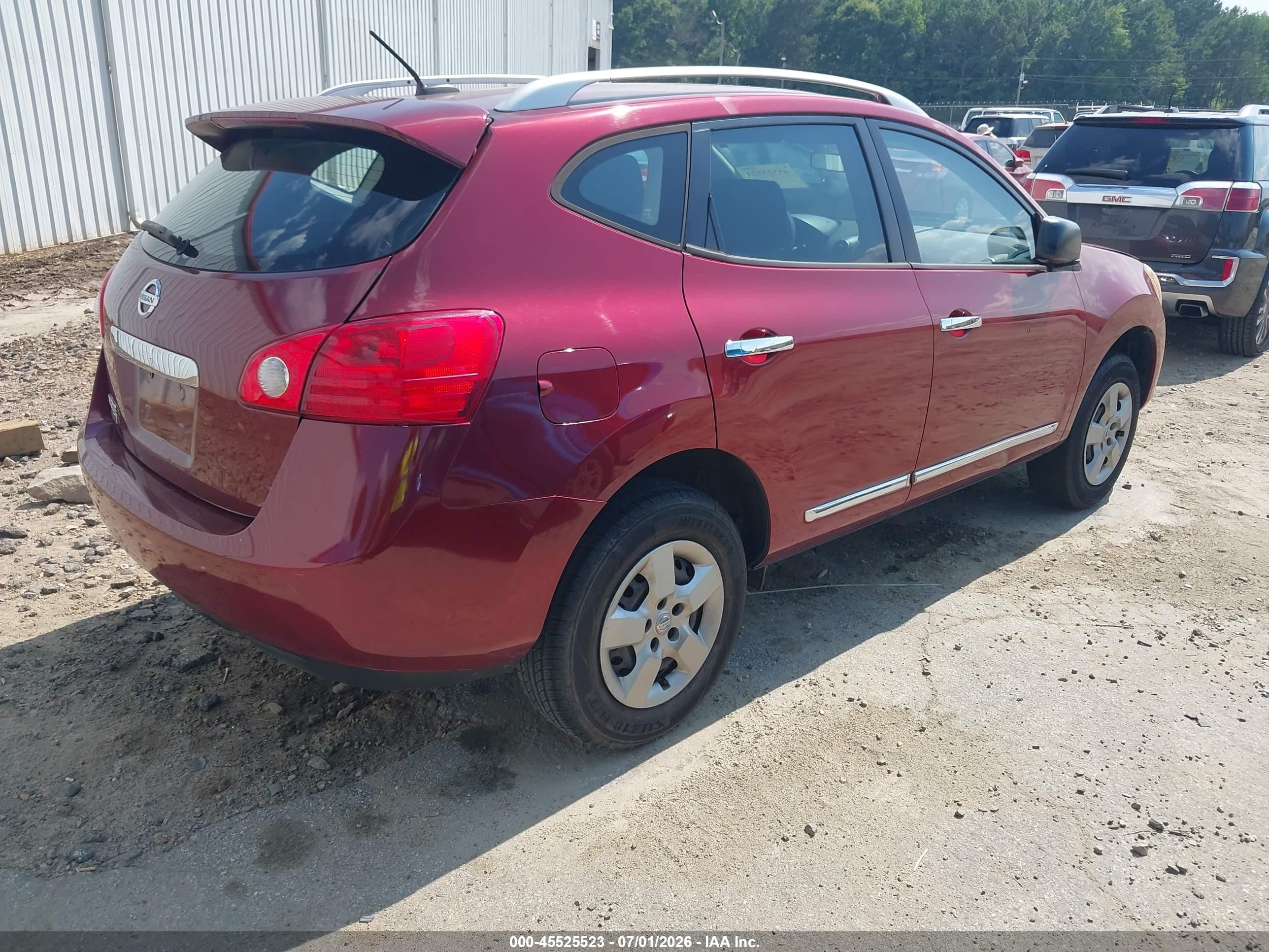 2015 Nissan Rogue Select S Maroon vin: JN8AS5MV3FW755896