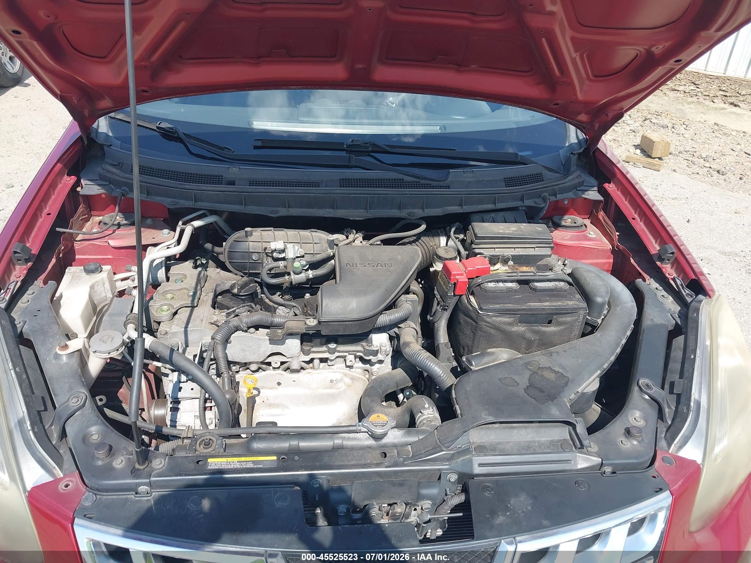 2015 Nissan Rogue Select S Maroon vin: JN8AS5MV3FW755896