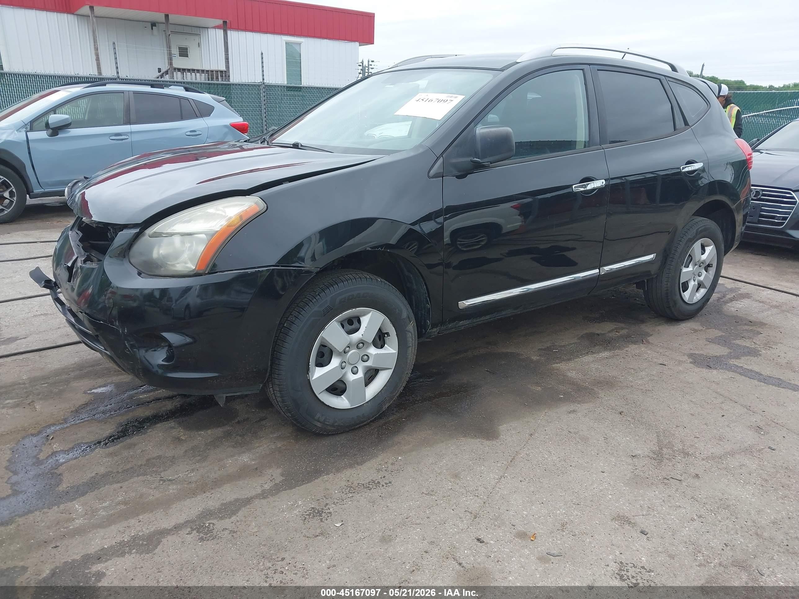 2015 Nissan Rogue Select S Черный vin: JN8AS5MV3FW756160