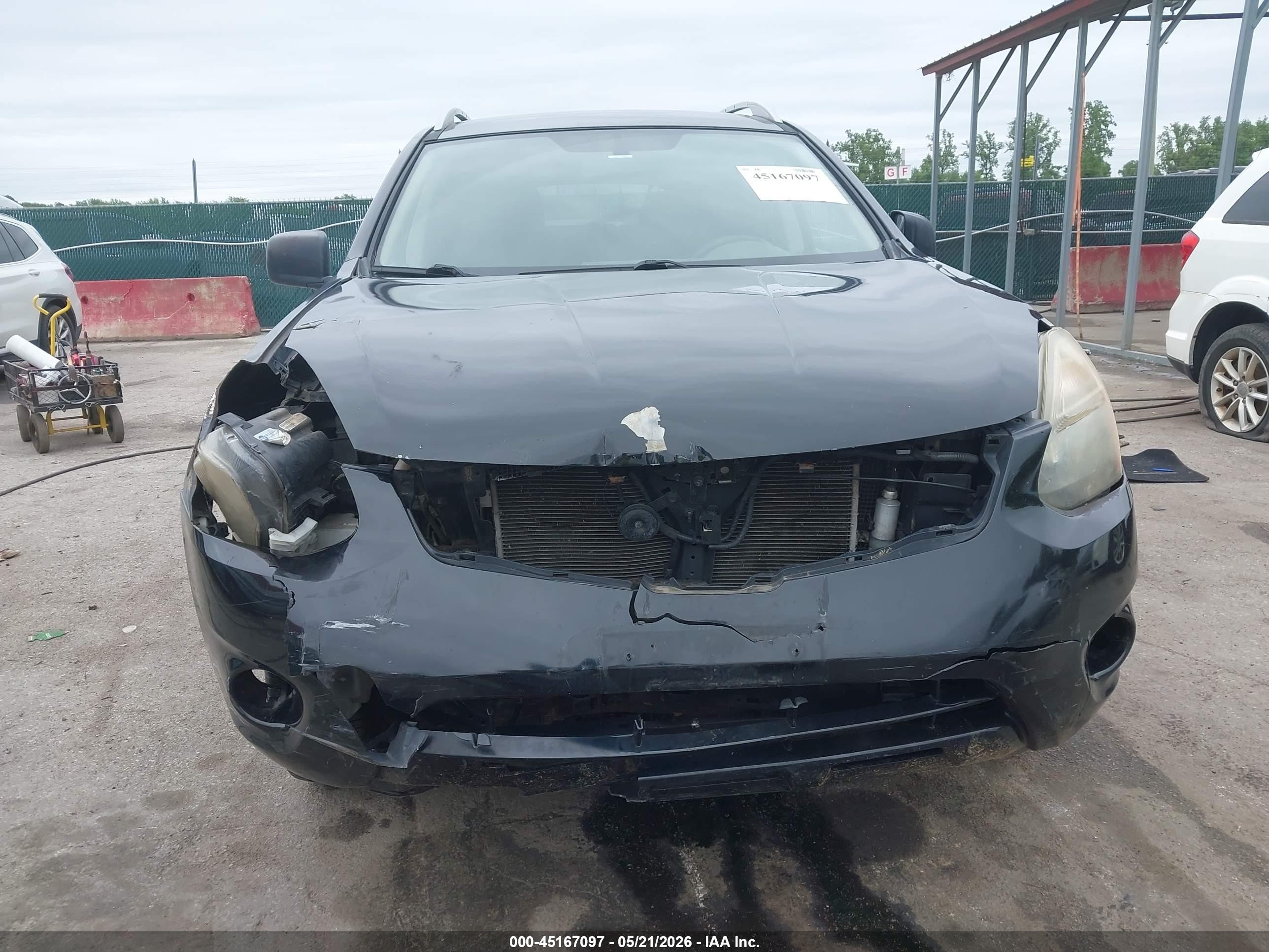 2015 Nissan Rogue Select S Черный vin: JN8AS5MV3FW756160