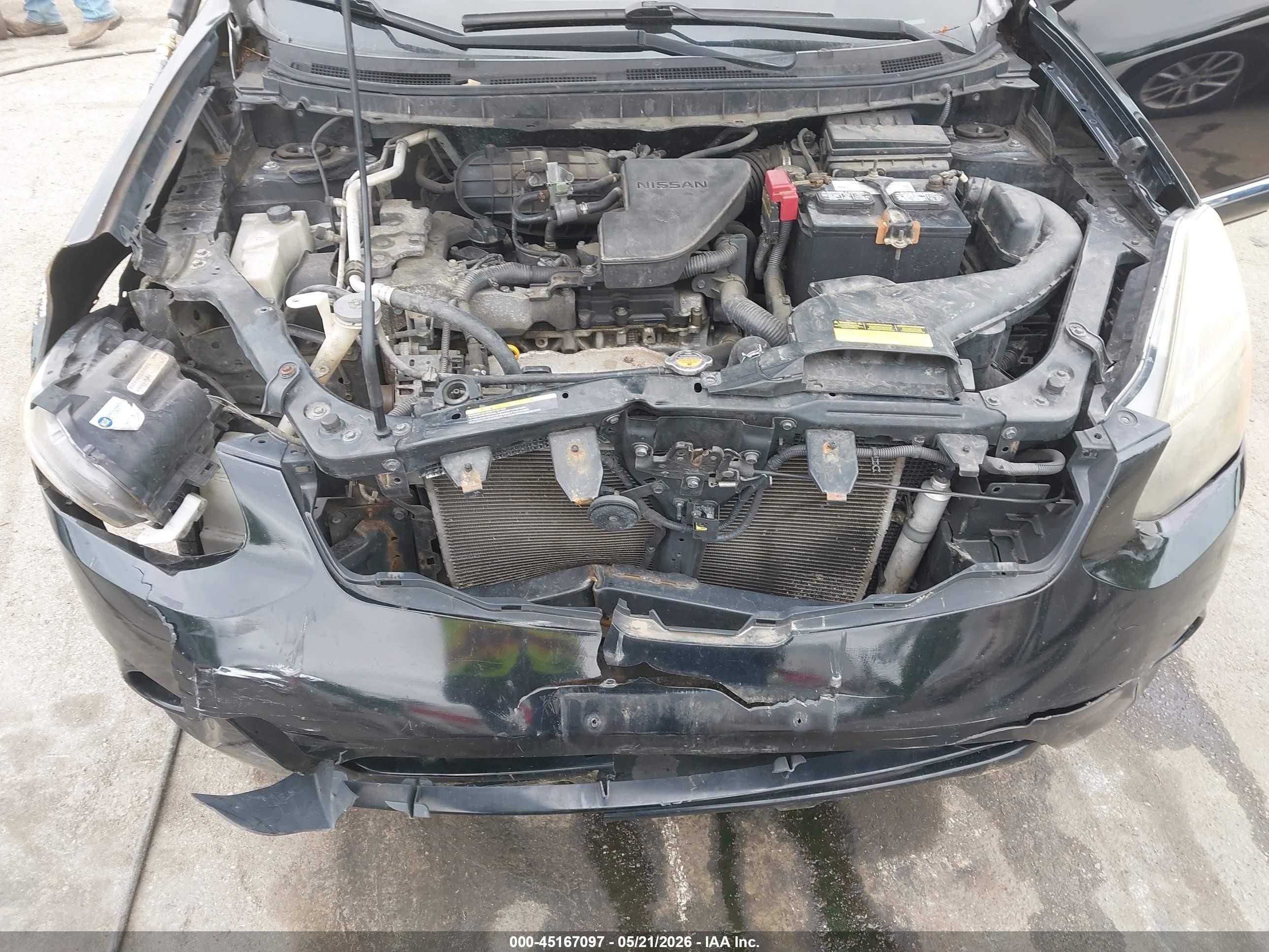 2015 Nissan Rogue Select S Черный vin: JN8AS5MV3FW756160
