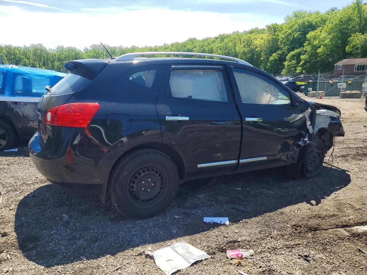 2015 Nissan Rogue Black vin: JN8AS5MV3FW756580