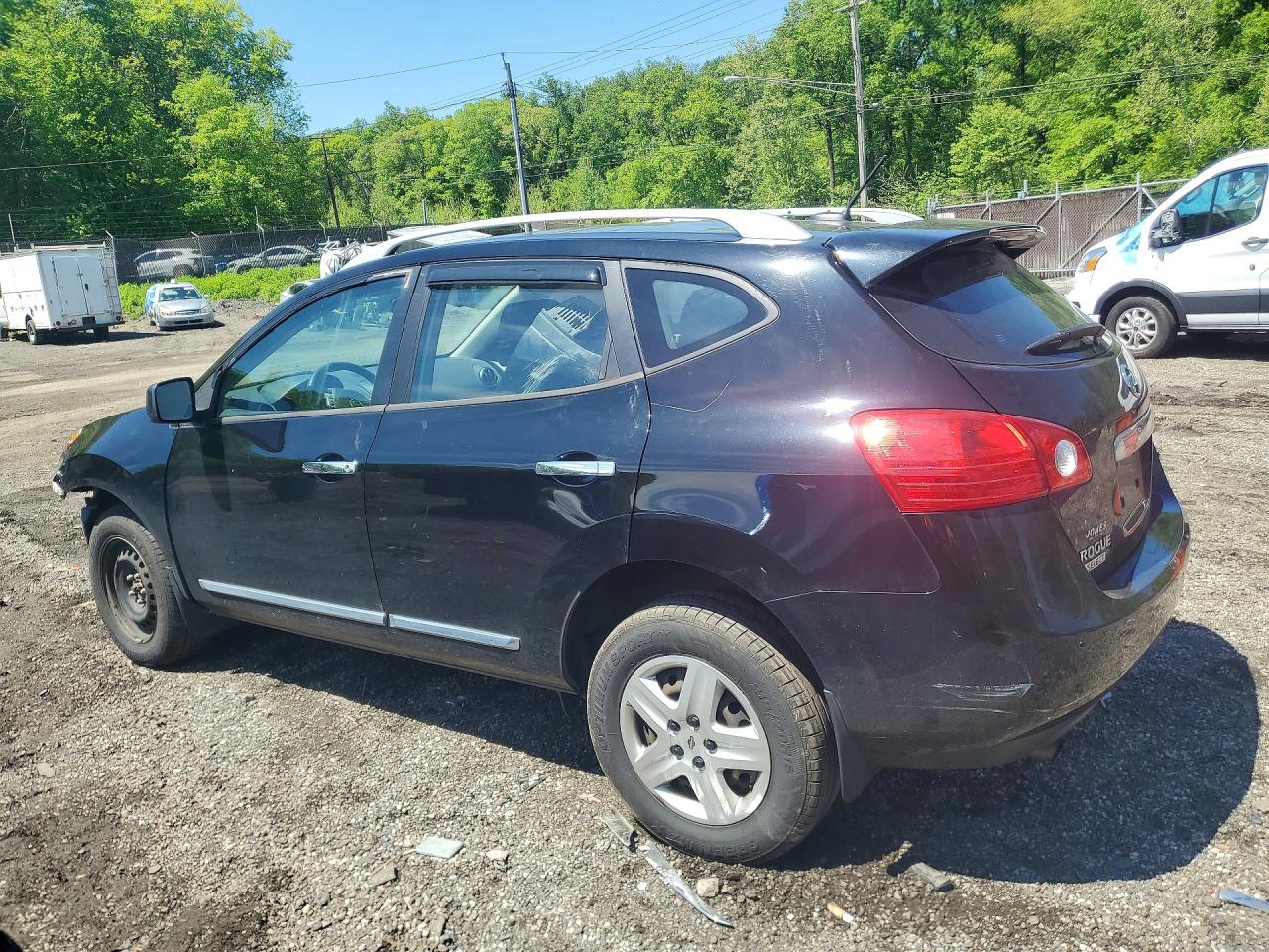 2015 Nissan Rogue Black vin: JN8AS5MV3FW756580