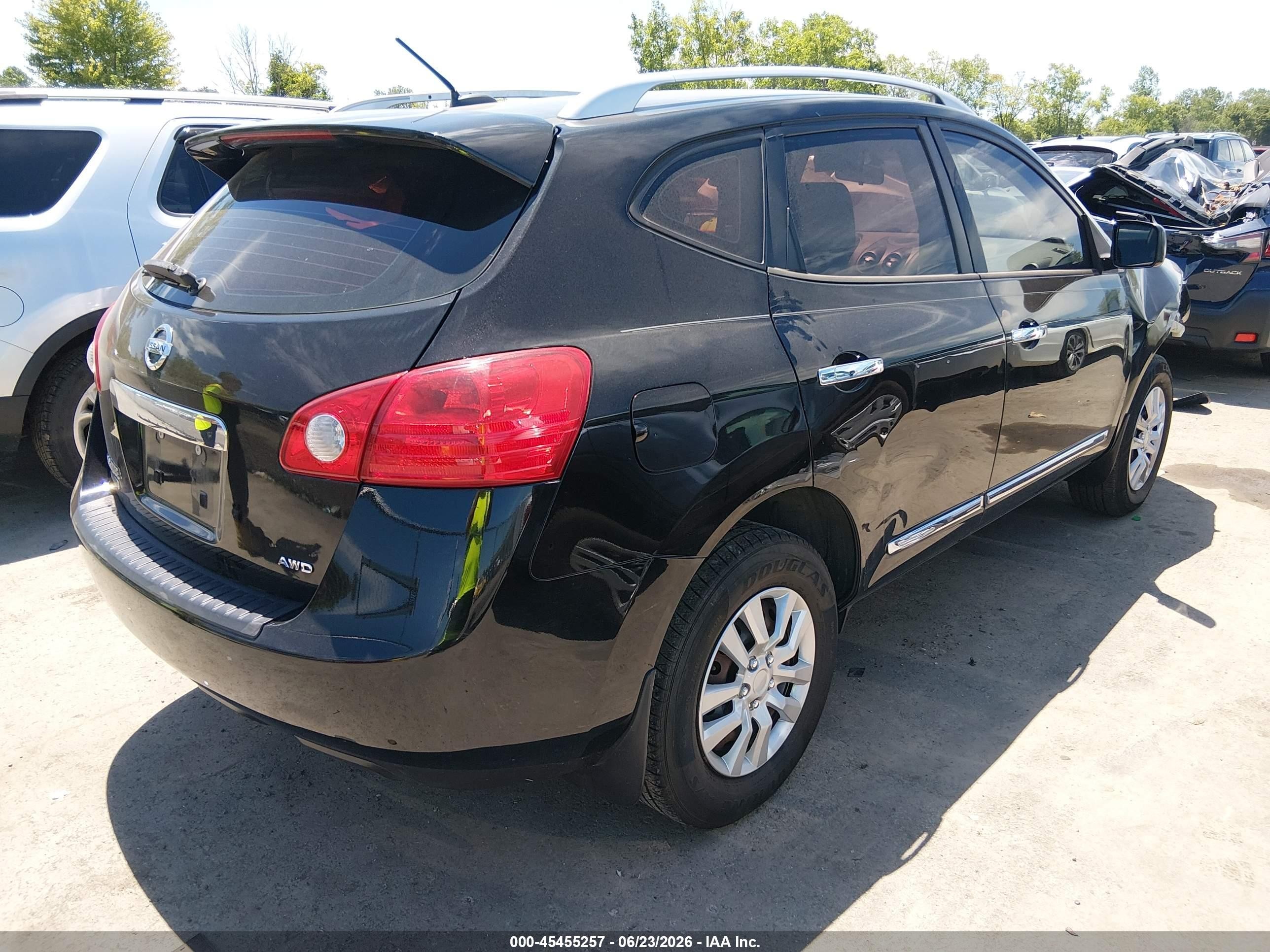 2015 Nissan Rogue Select S Black vin: JN8AS5MV3FW758295