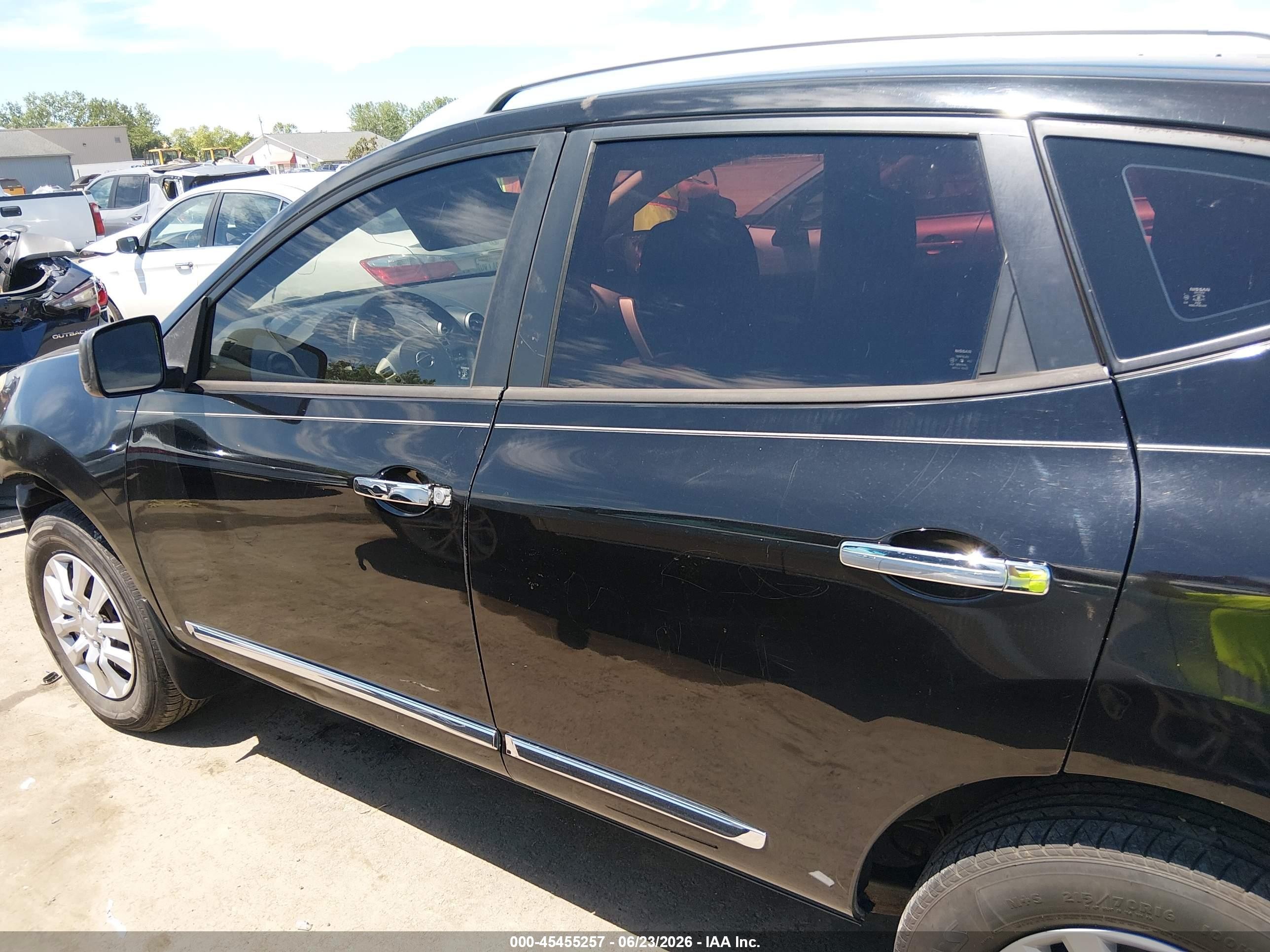 2015 Nissan Rogue Select S Black vin: JN8AS5MV3FW758295
