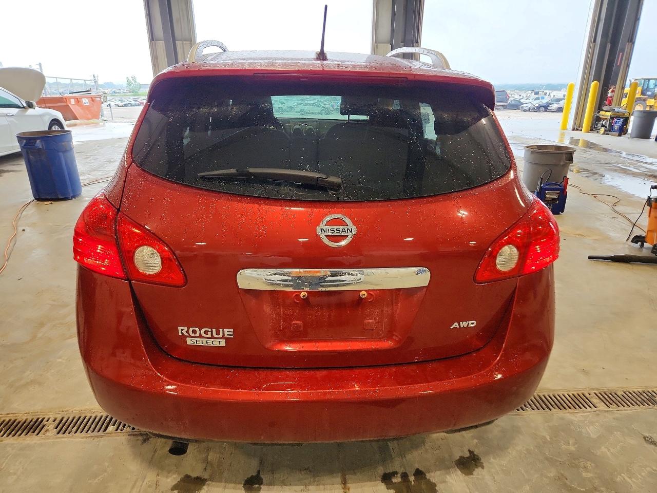 2015 Nissan Rogue Select S Burgundy vin: JN8AS5MV3FW762718