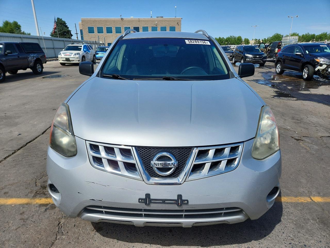 2015 Nissan Rogue Select S Silver vin: JN8AS5MV3FW767918