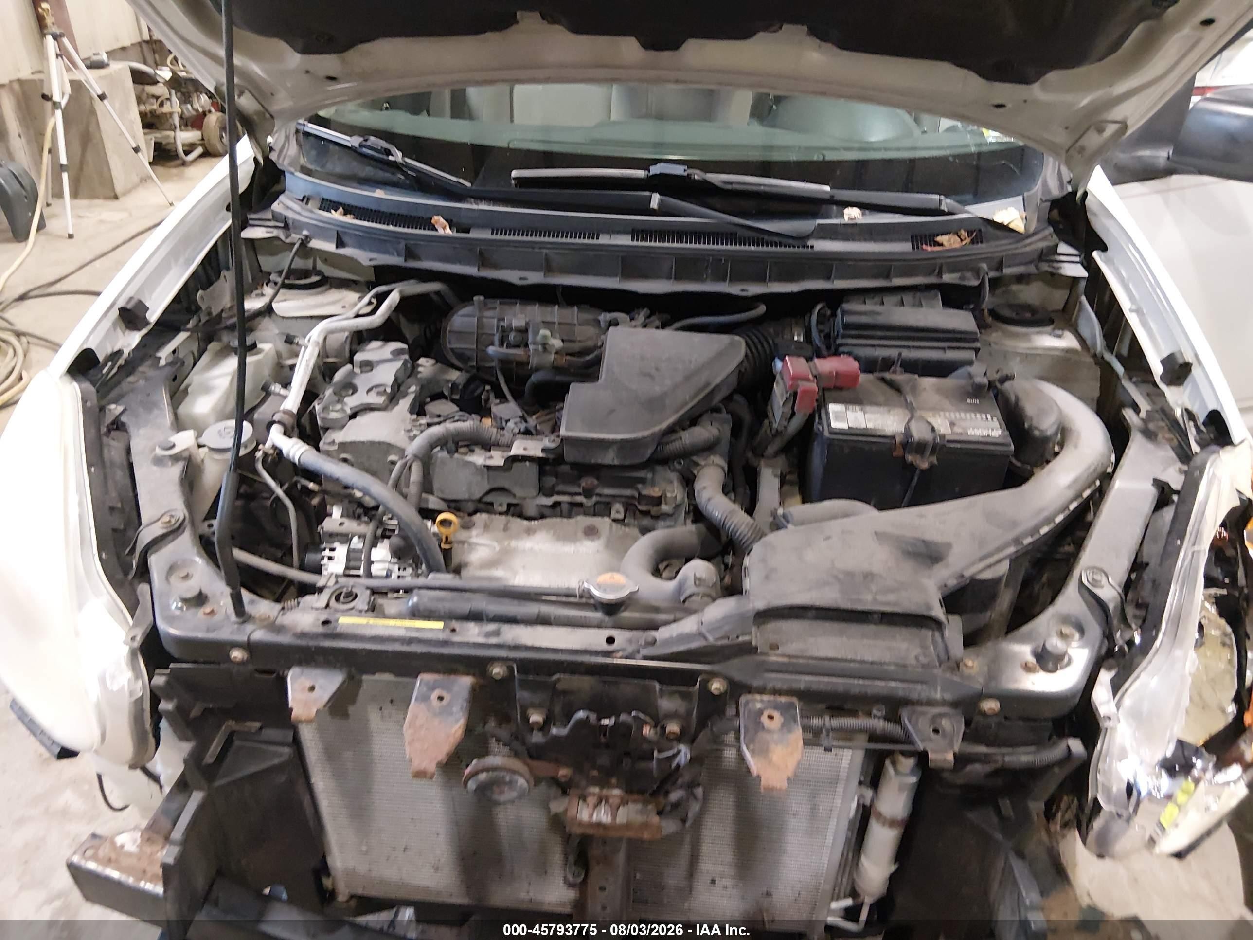 2010 Nissan Rogue S Белый vin: JN8AS5MV4AW119125