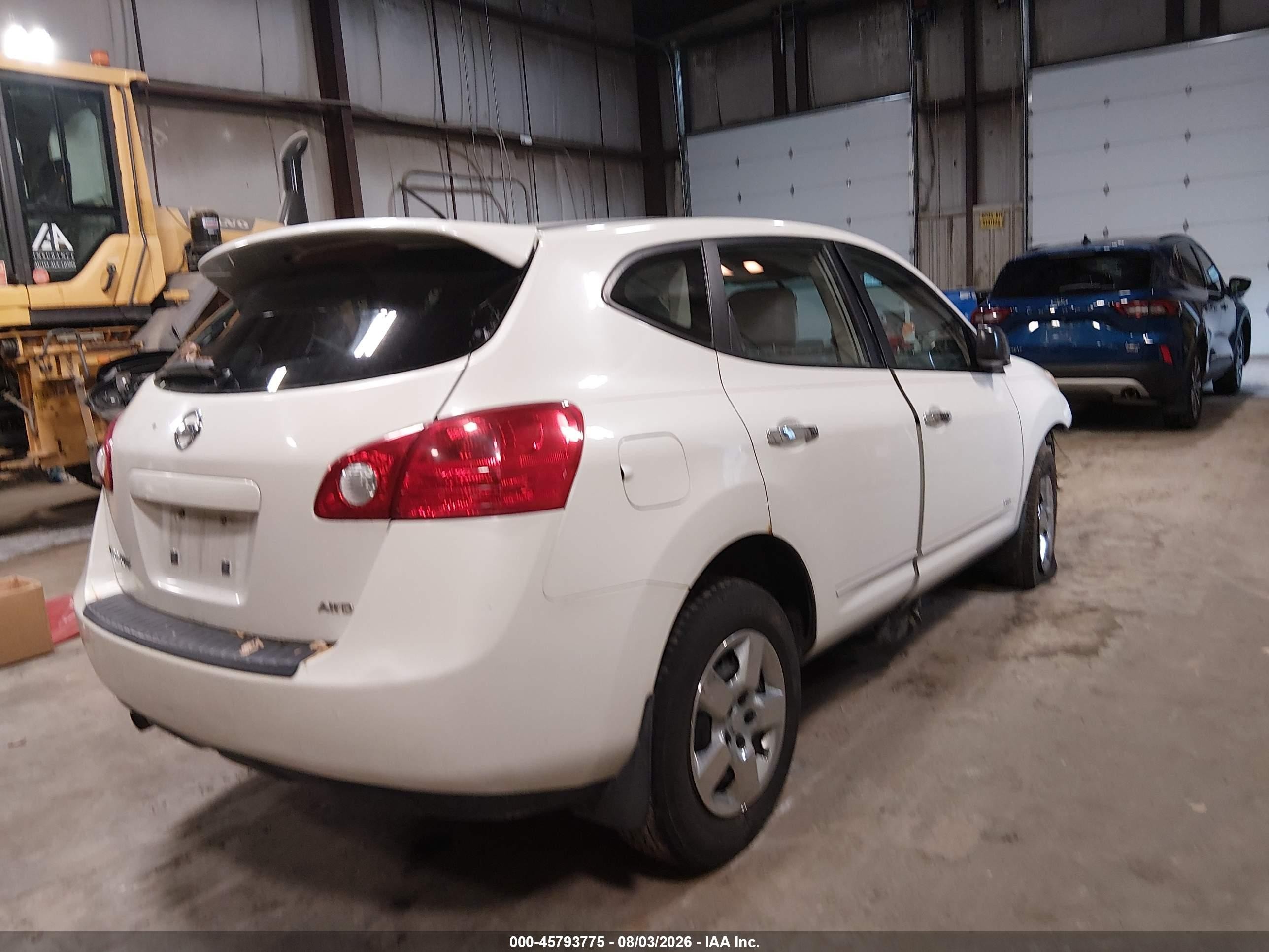 2010 Nissan Rogue S Белый vin: JN8AS5MV4AW119125