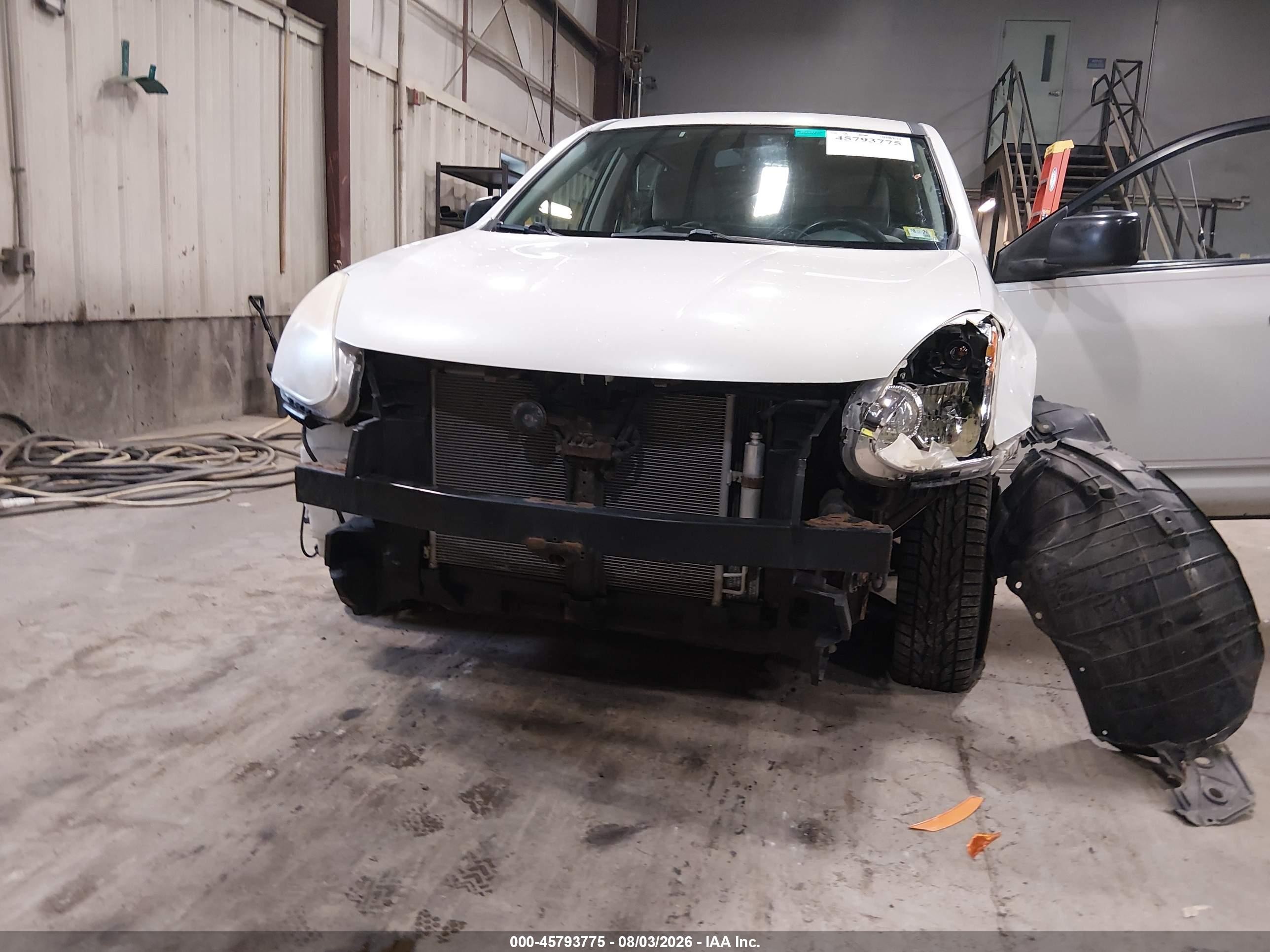 2010 Nissan Rogue S Белый vin: JN8AS5MV4AW119125
