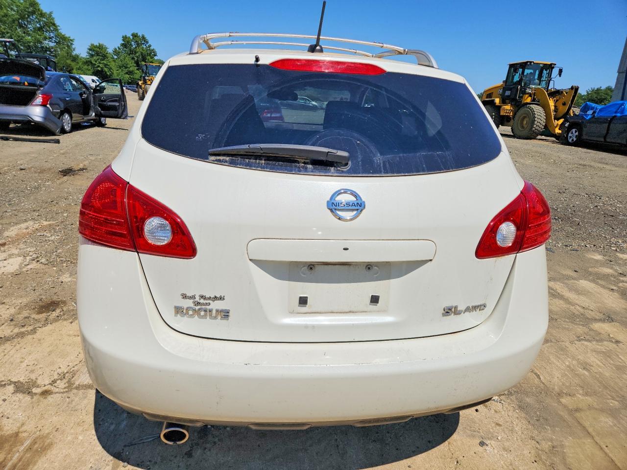 2010 Nissan Rogue S Белый vin: JN8AS5MV4AW125233