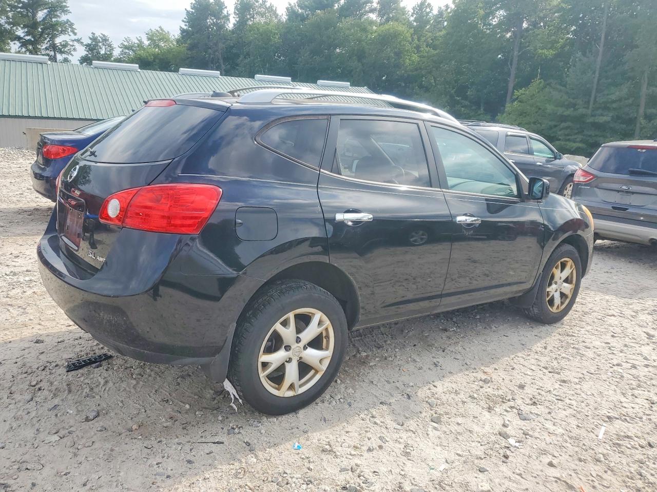2010 Nissan Rogue S Black vin: JN8AS5MV4AW125880