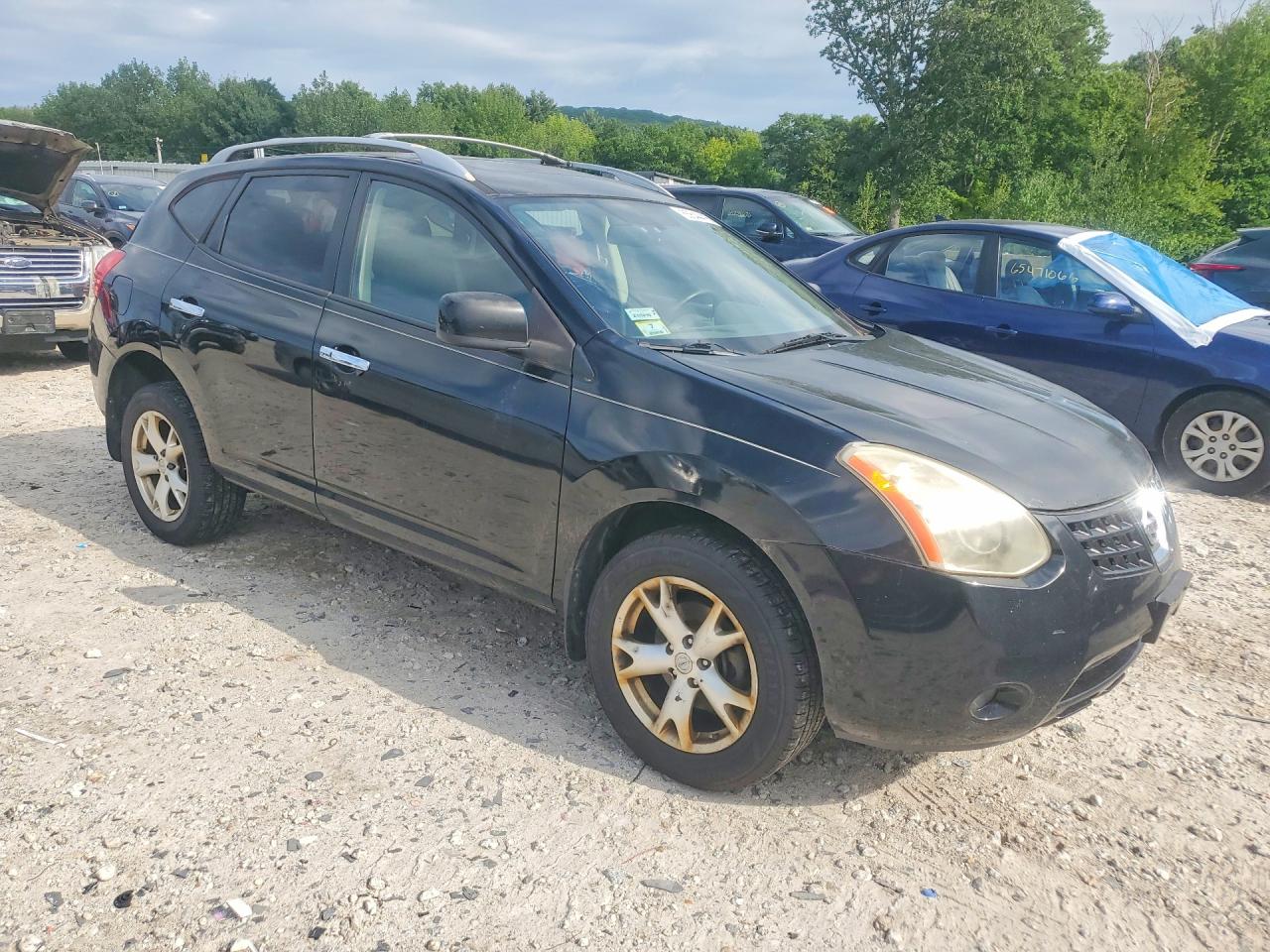 2010 Nissan Rogue S Black vin: JN8AS5MV4AW125880