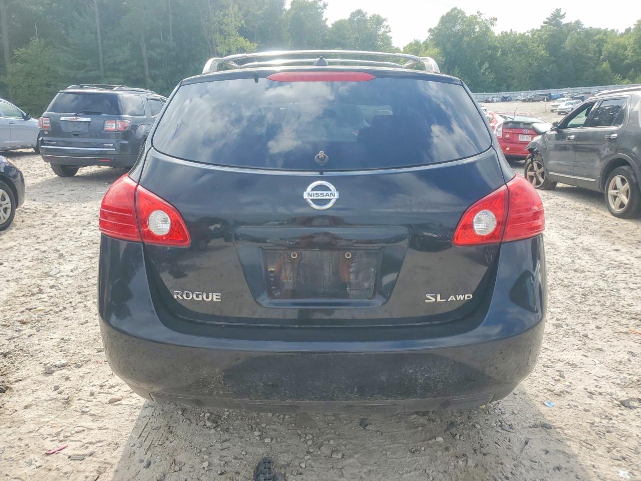2010 Nissan Rogue S Black vin: JN8AS5MV4AW125880