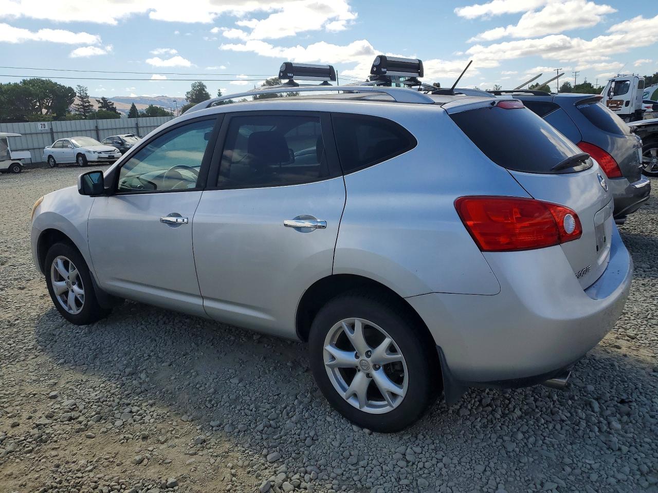 2010 Nissan Rogue S Silver vin: JN8AS5MV4AW130724