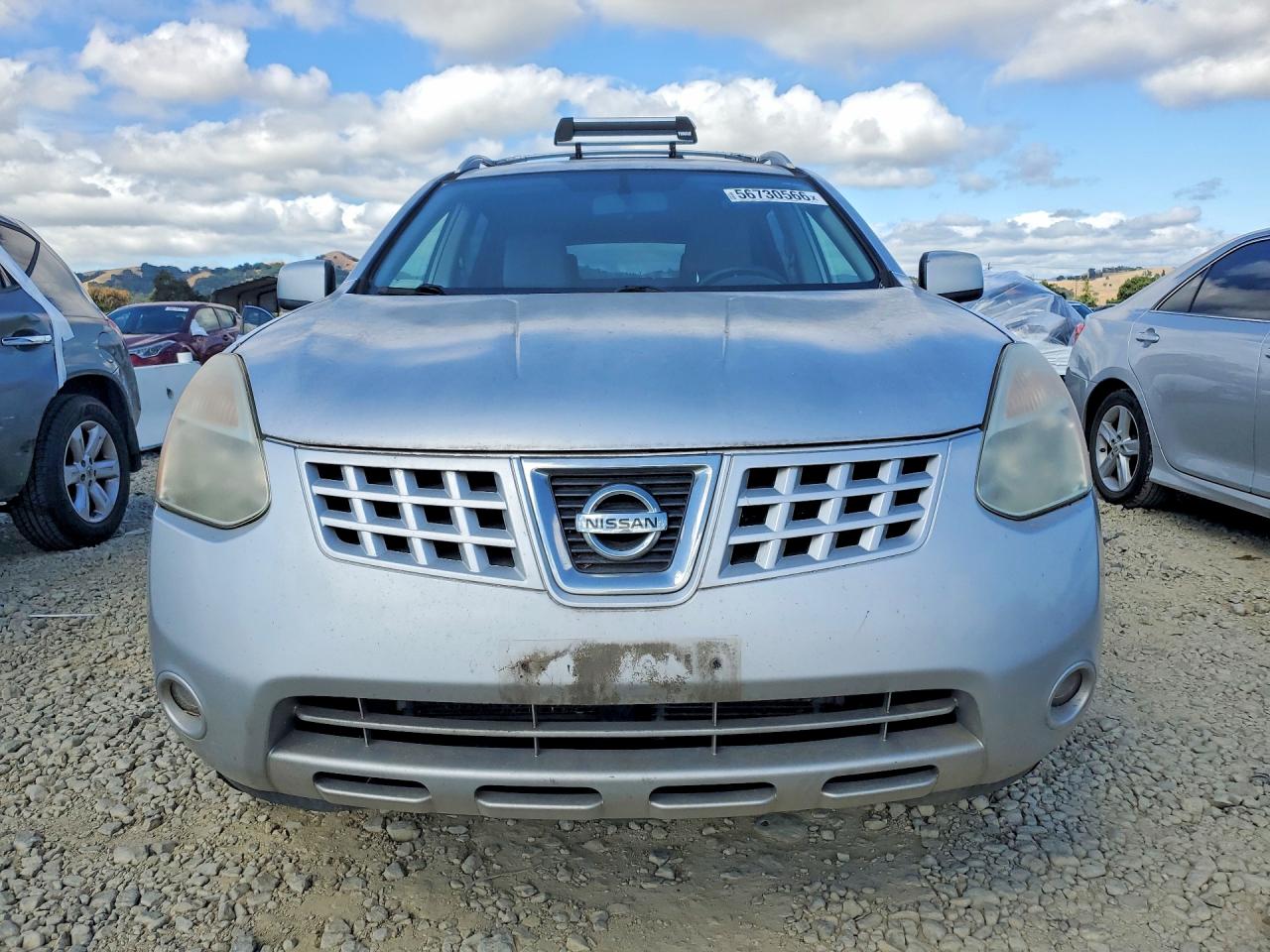 2010 Nissan Rogue S Silver vin: JN8AS5MV4AW130724