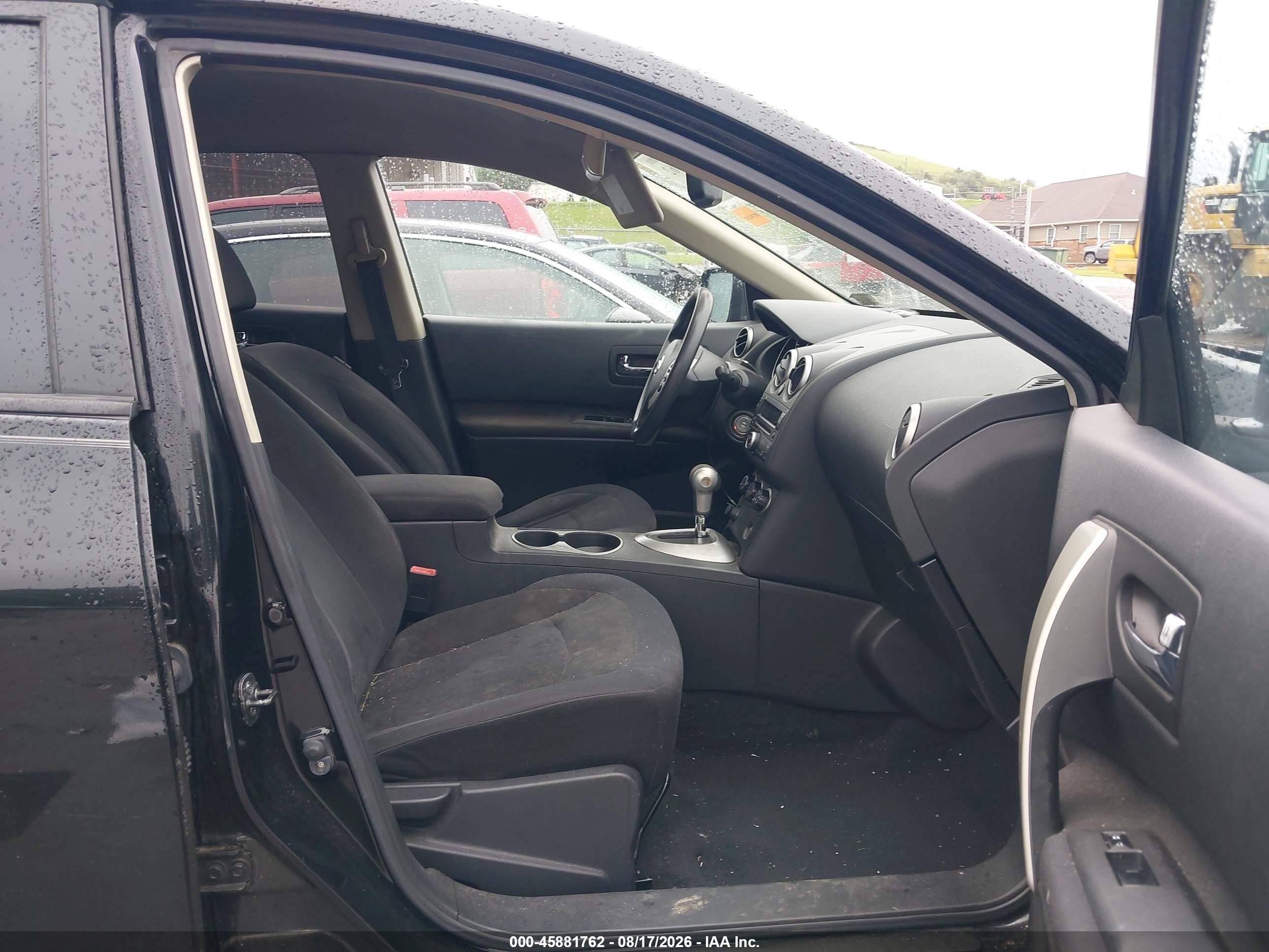 2010 Nissan Rogue S Black vin: JN8AS5MV4AW137804