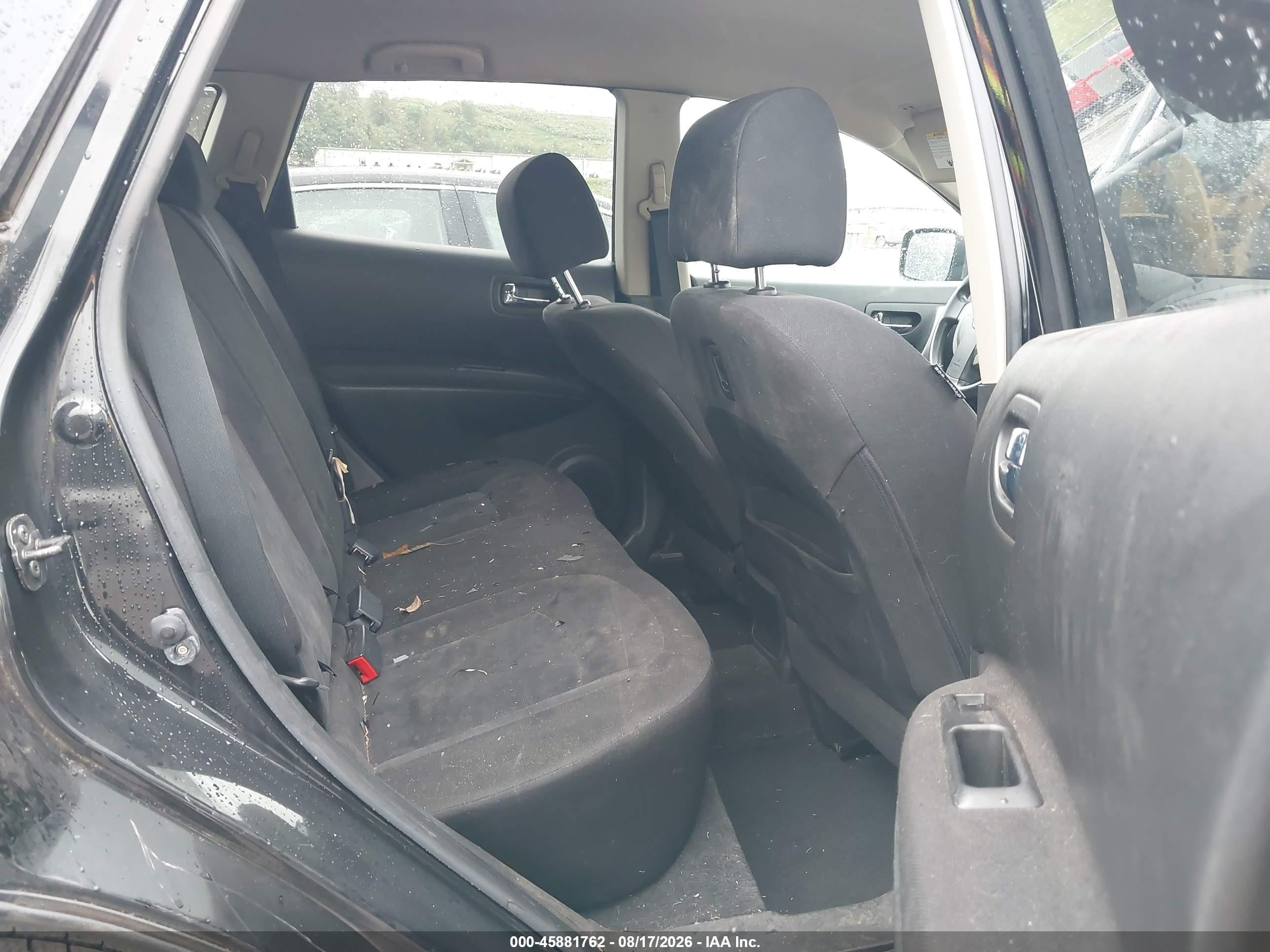 2010 Nissan Rogue S Black vin: JN8AS5MV4AW137804