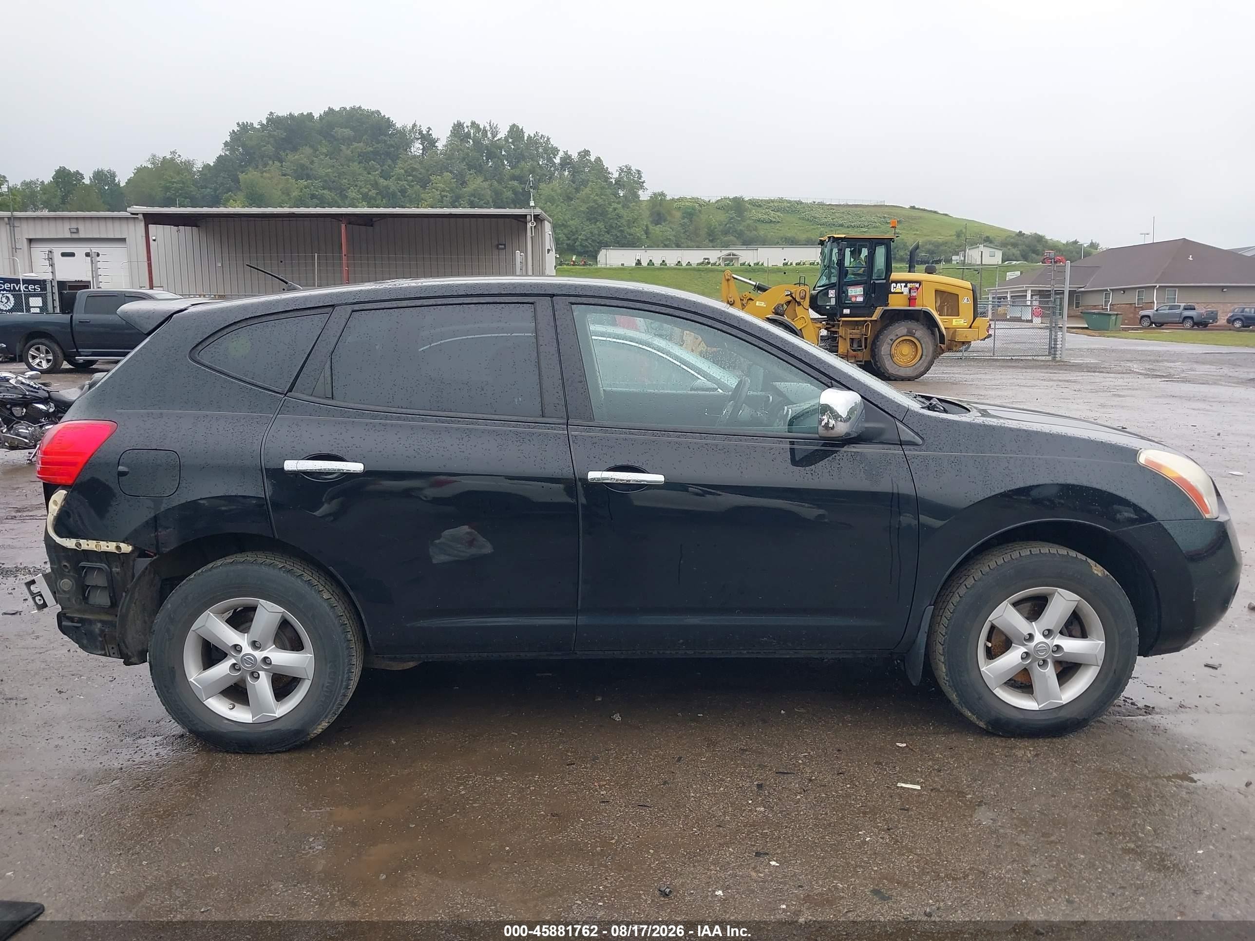 2010 Nissan Rogue S Black vin: JN8AS5MV4AW137804