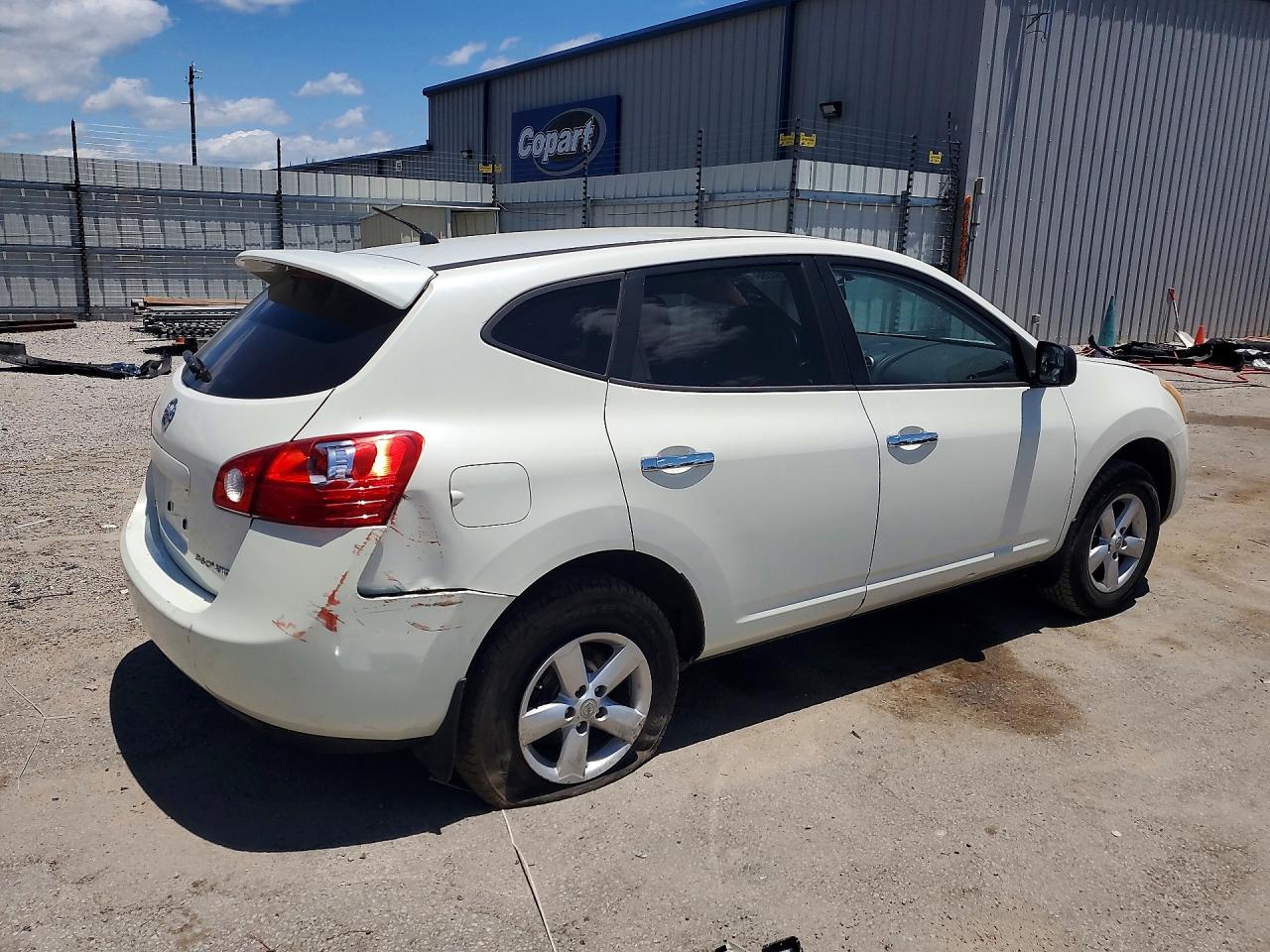 2010 Nissan Rogue S White vin: JN8AS5MV4AW141674