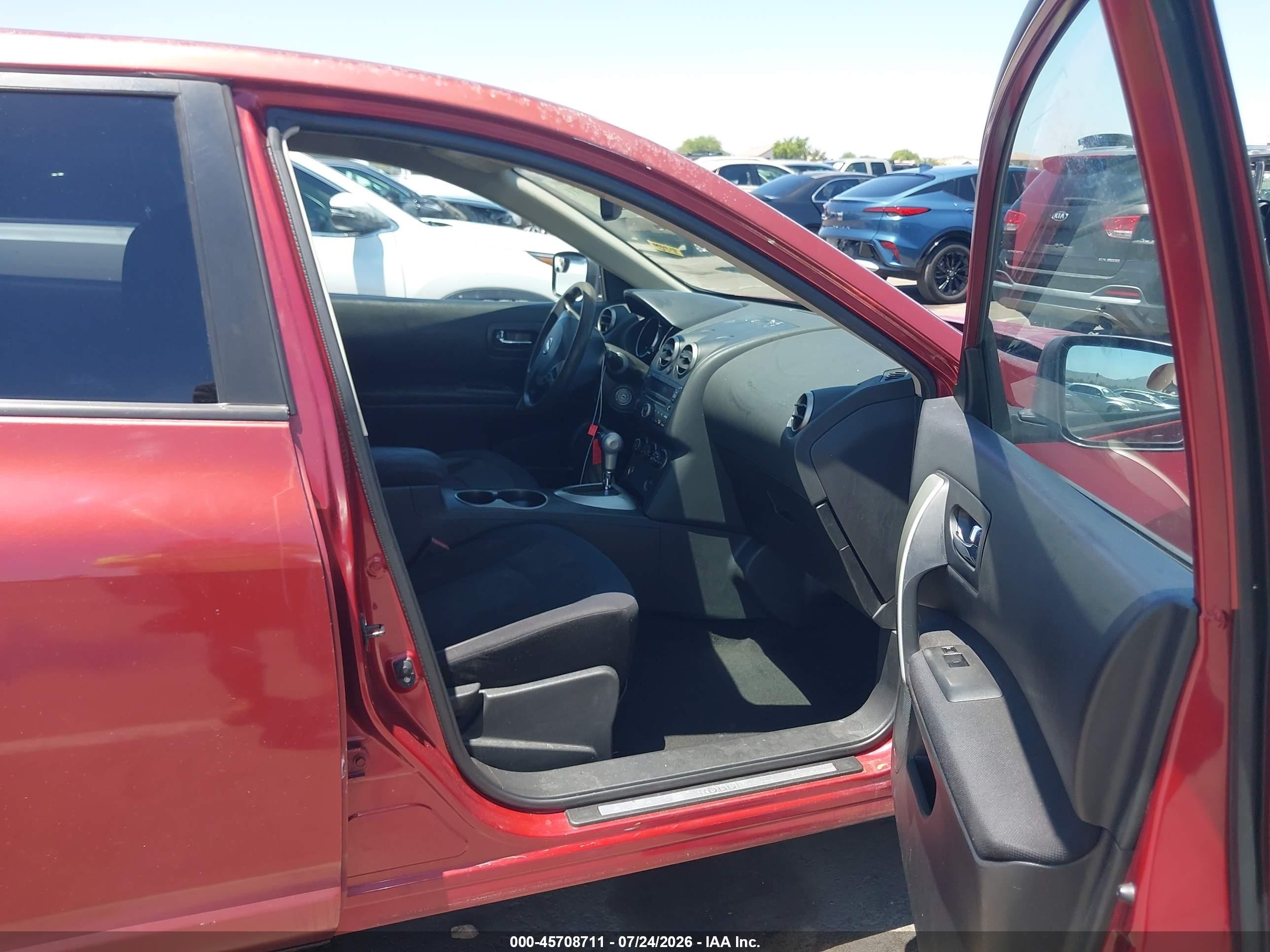 2010 Nissan Rogue S Red vin: JN8AS5MV4AW149015