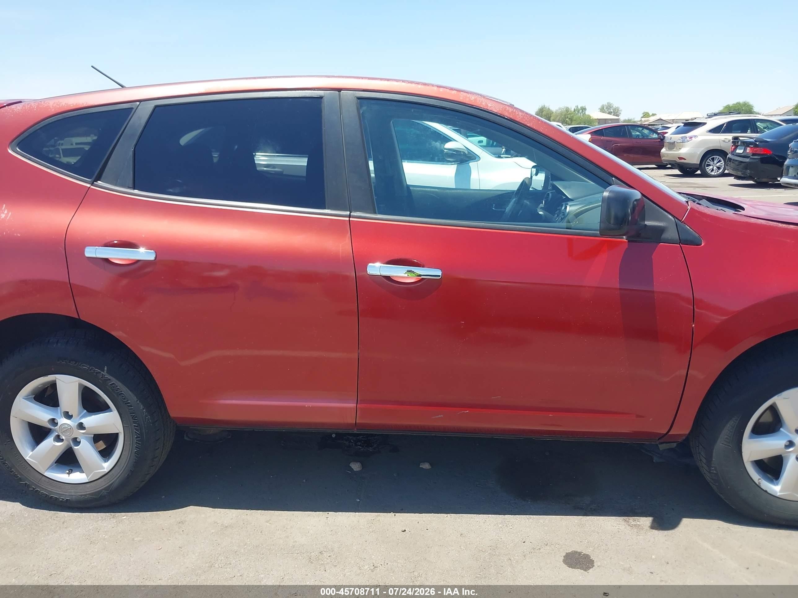 2010 Nissan Rogue S Red vin: JN8AS5MV4AW149015