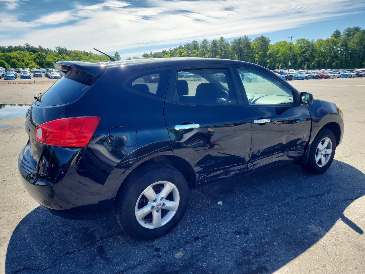 2010 Nissan Rogue S Black vin: JN8AS5MV4AW611010