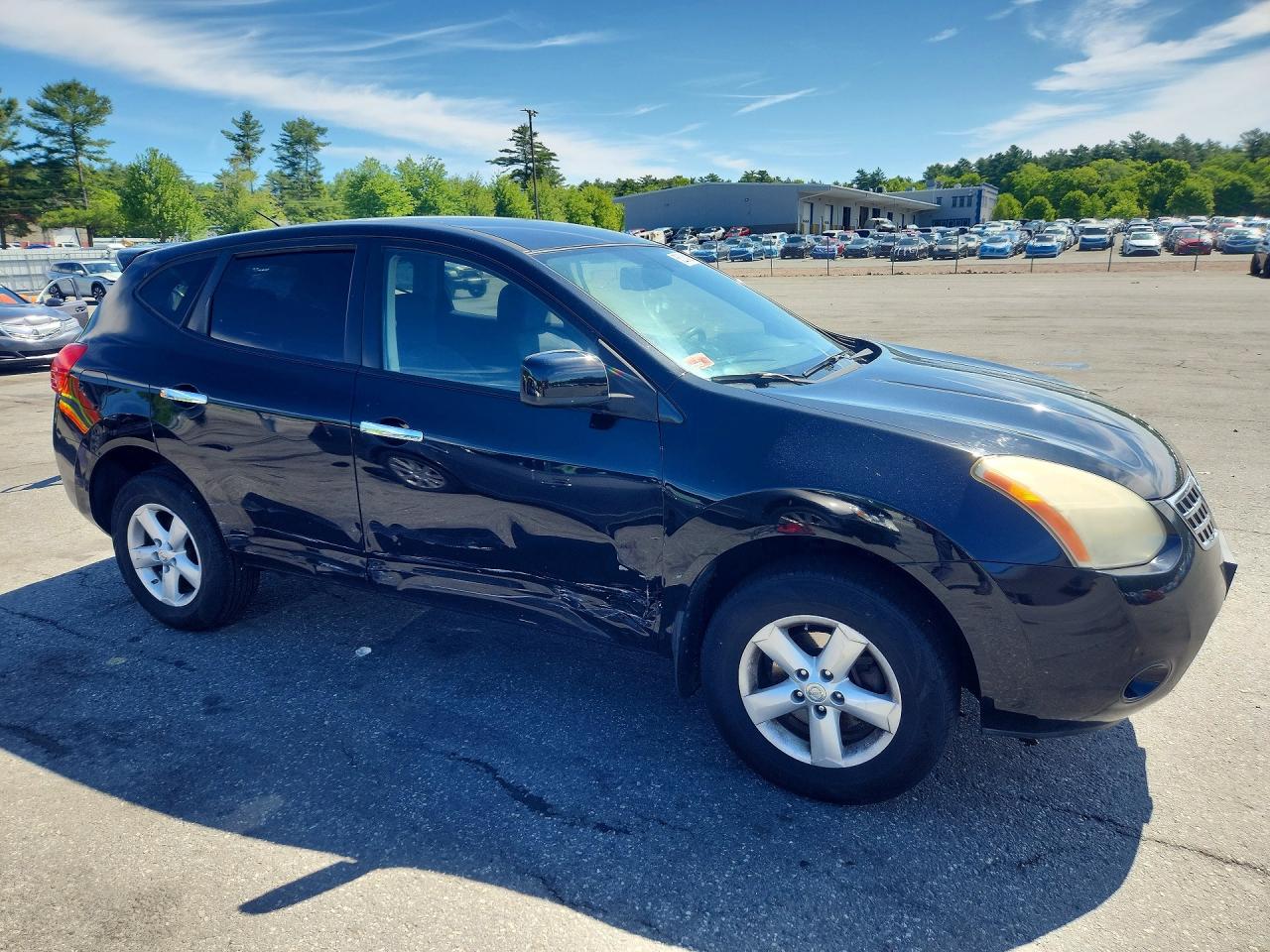 2010 Nissan Rogue S Black vin: JN8AS5MV4AW611010
