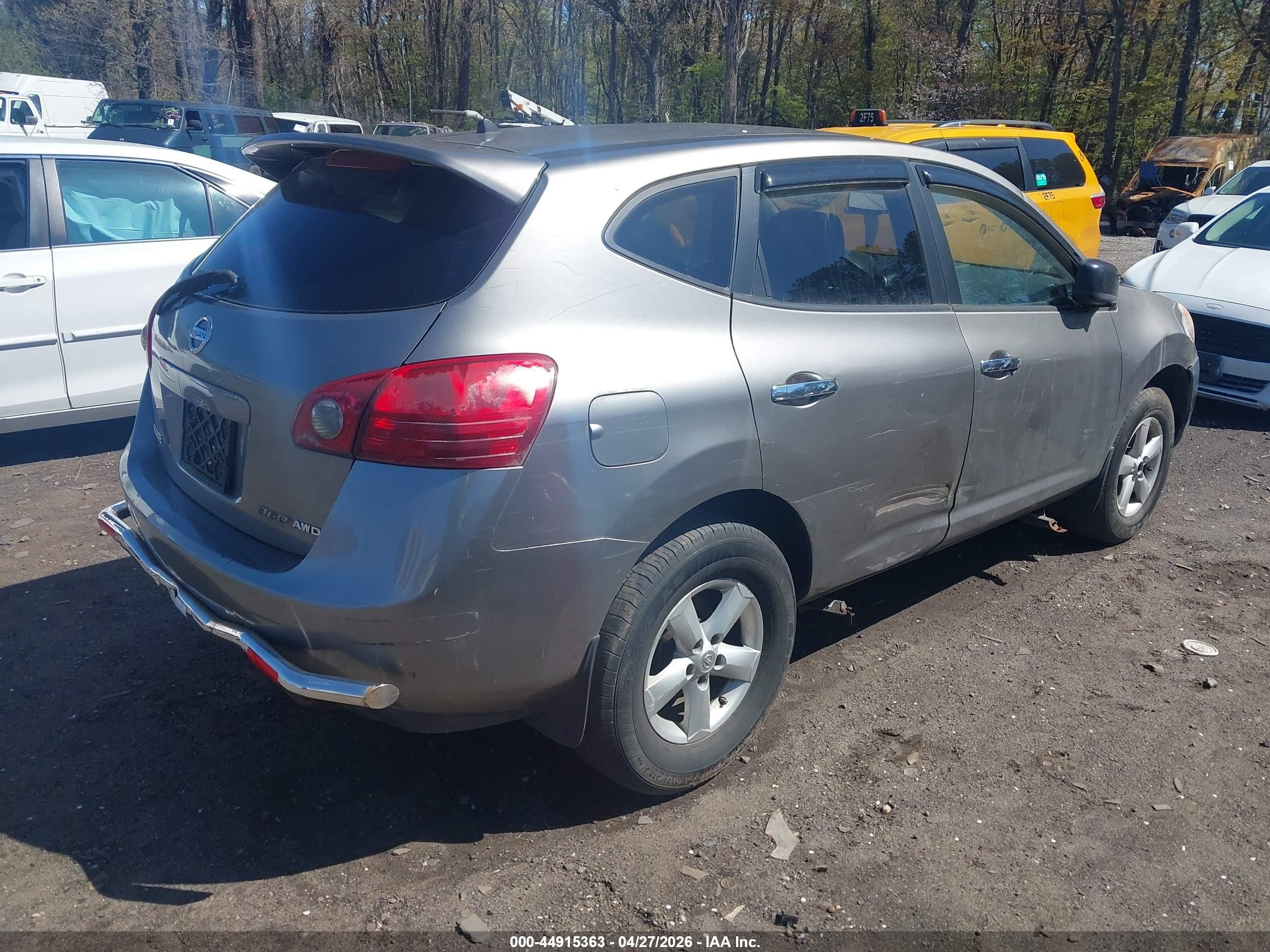 2010 Nissan Rogue S Gray vin: JN8AS5MV4AW612612