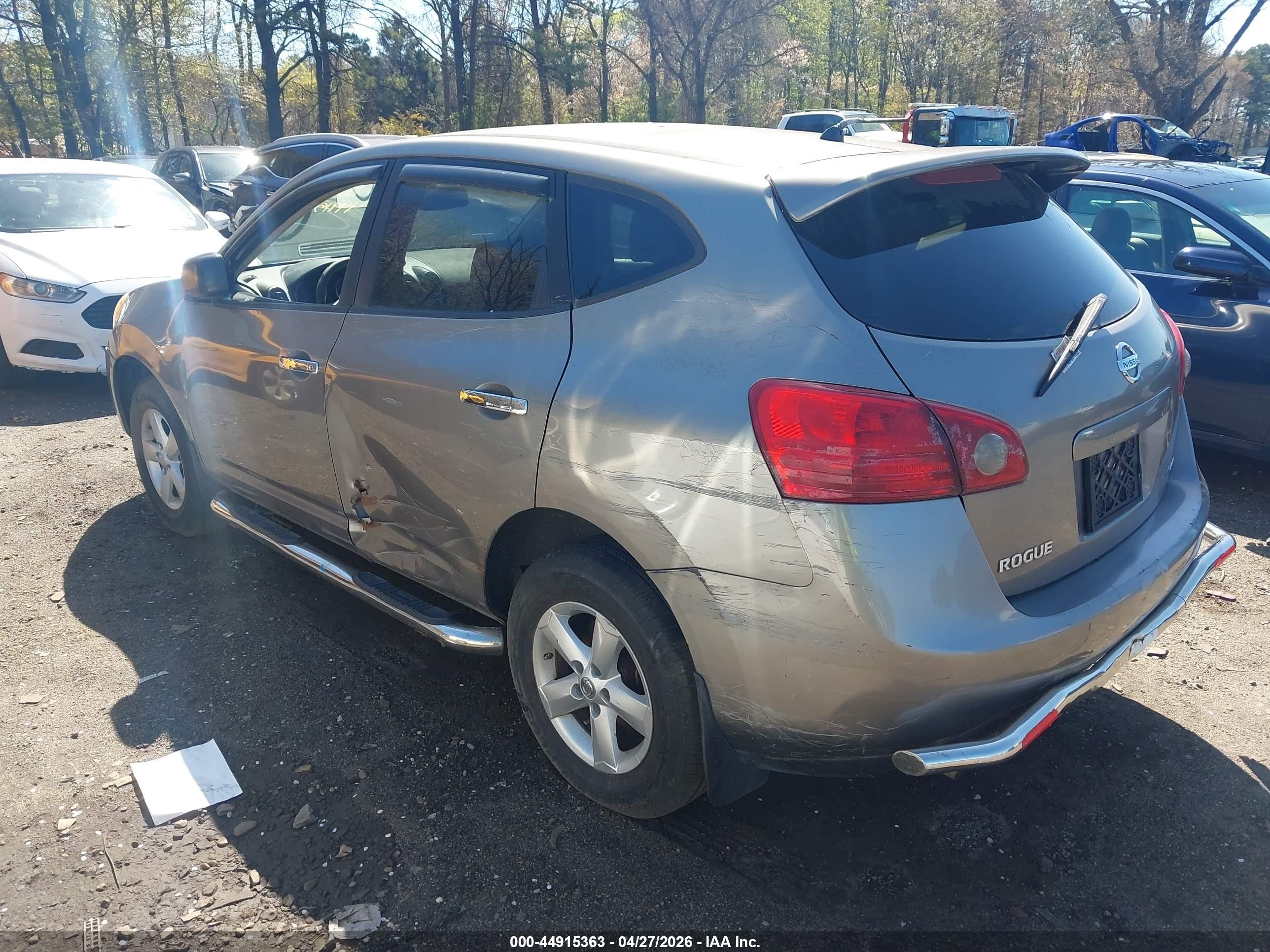 2010 Nissan Rogue S Gray vin: JN8AS5MV4AW612612